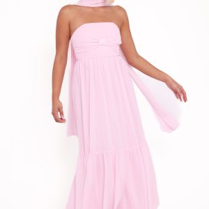 Celestria Maxi Dress - Pink