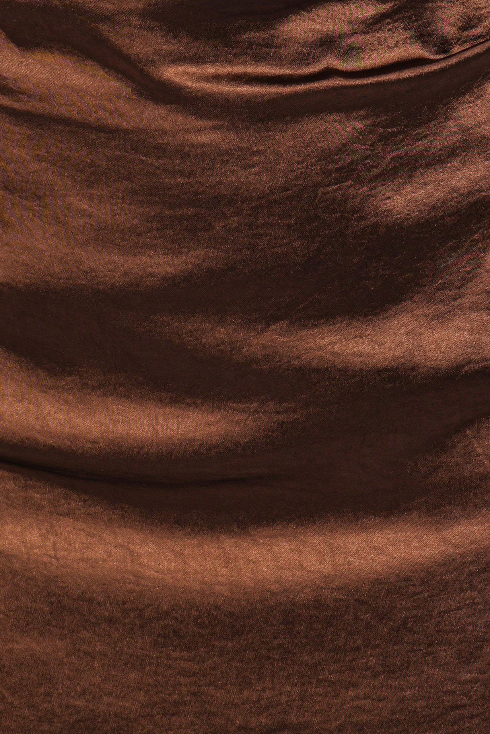Chance Long Sleeve Mini Dress - Brown - Image 5