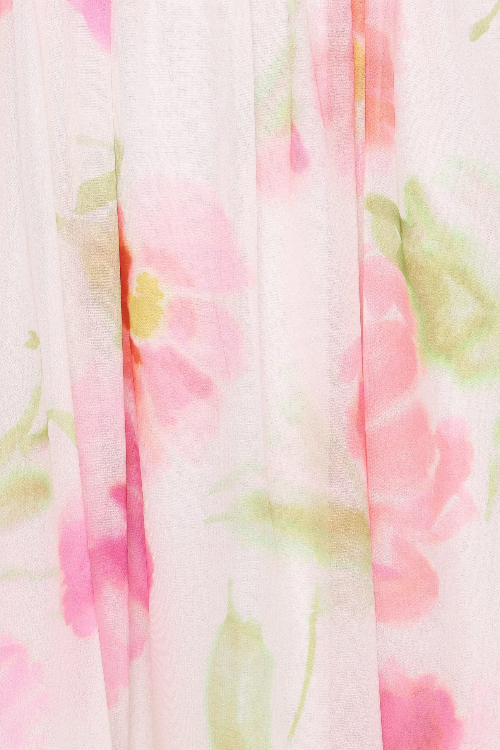 Chantel Off Shoulder Maxi Dress - Pink Garden Floral - Image 6