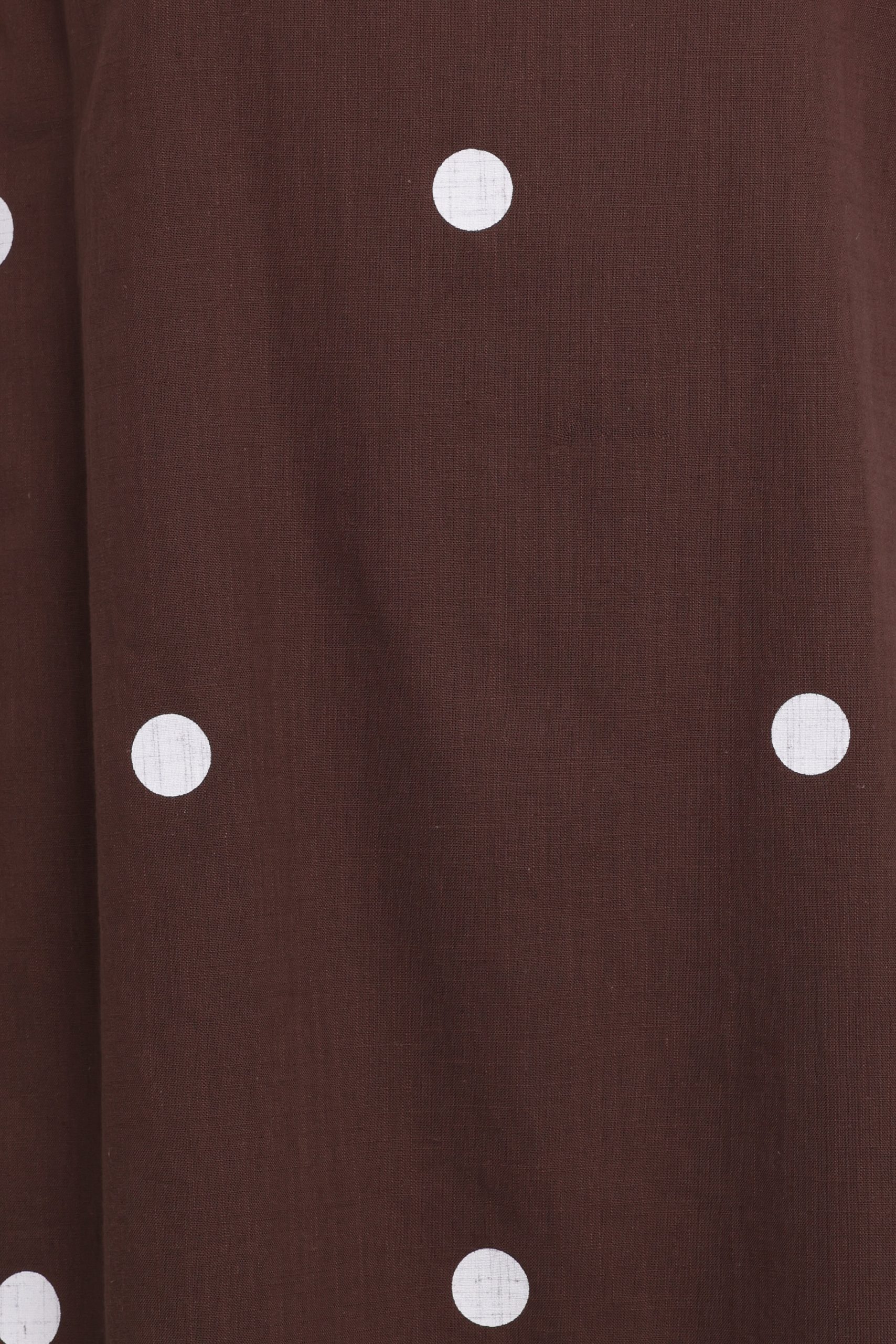 Chantelle Mini Dress - Chocolate Polka Dot - Image 6
