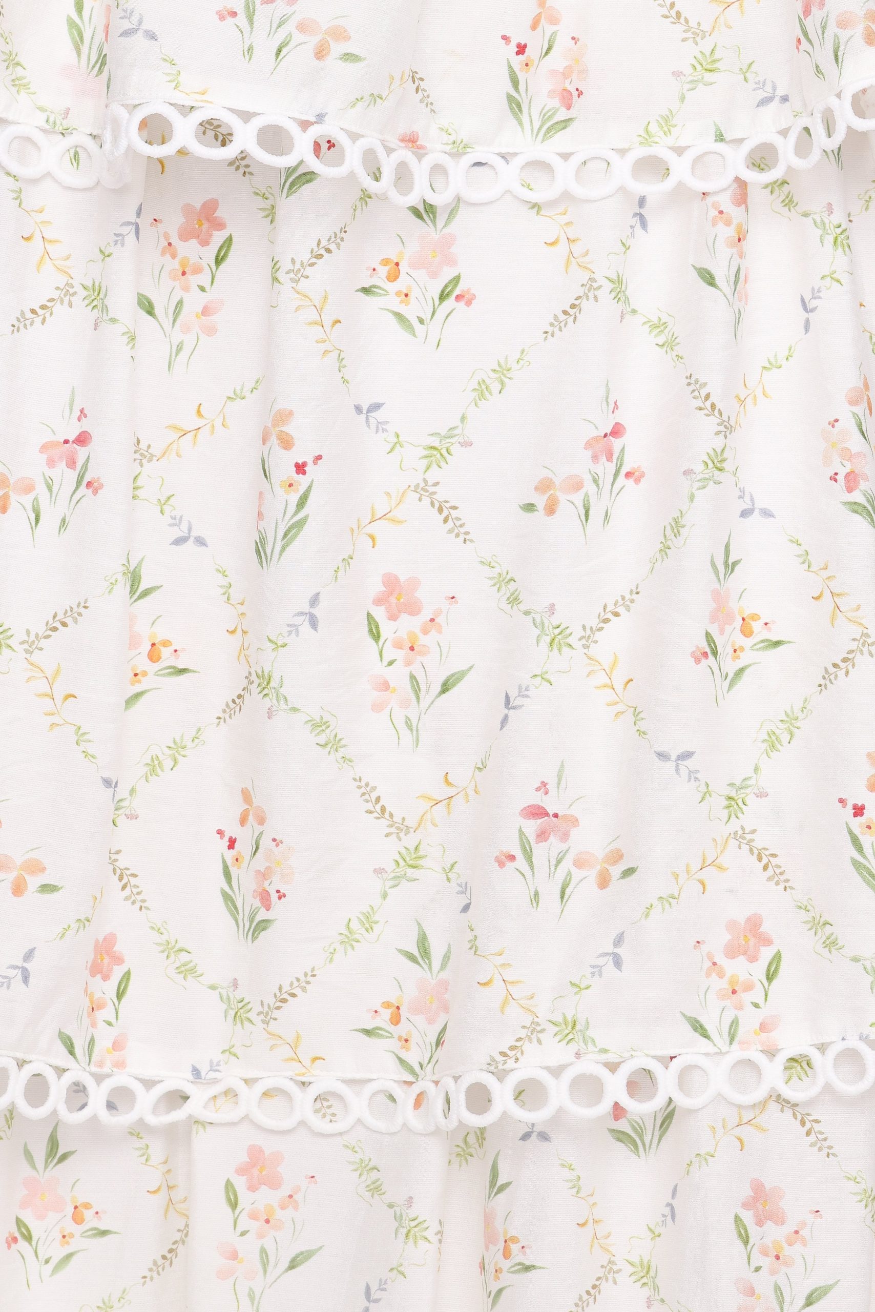 Chapel Maxi Dress - White Vintage Floral - Image 6