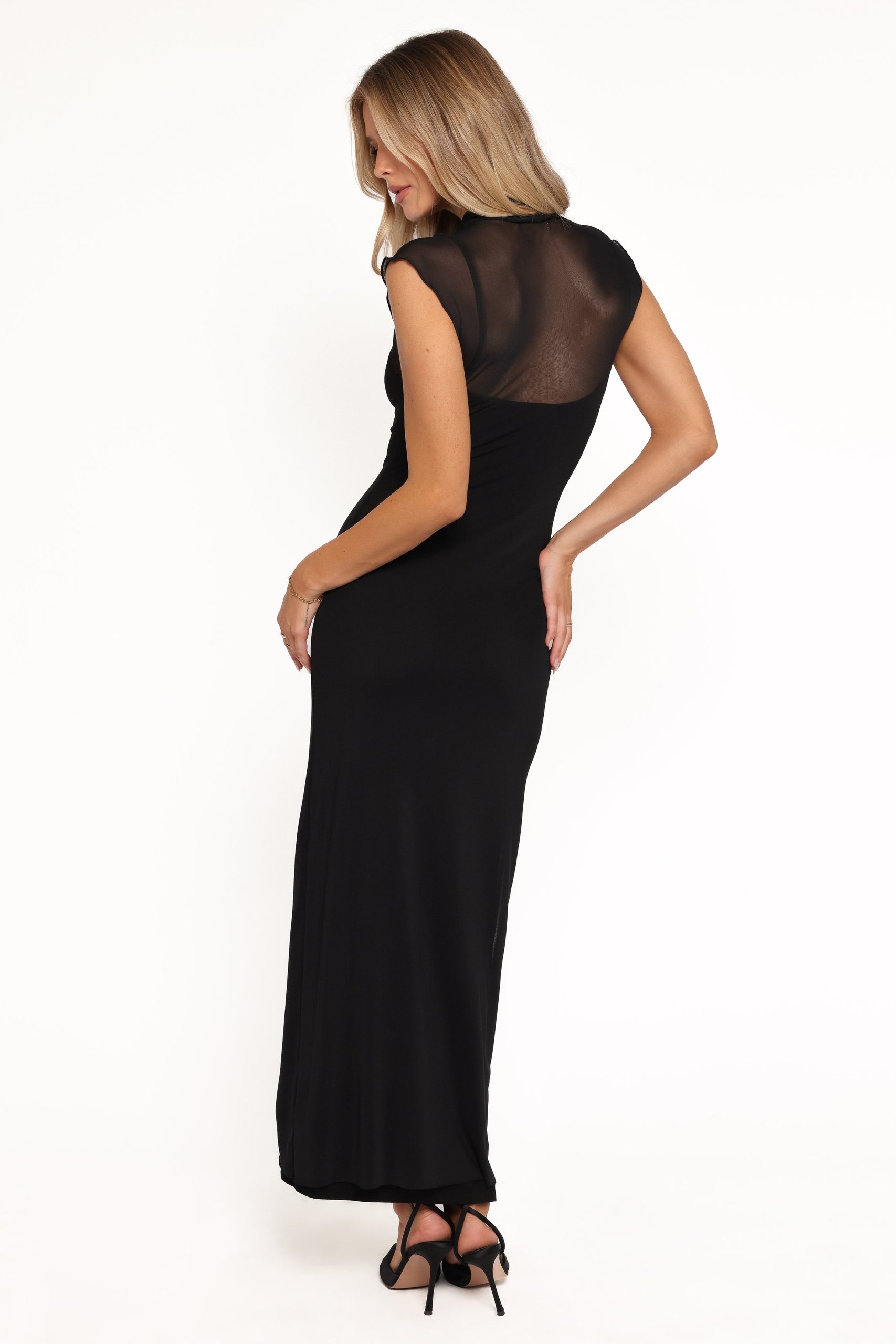 Charice Midi Dress - Black - Image 4