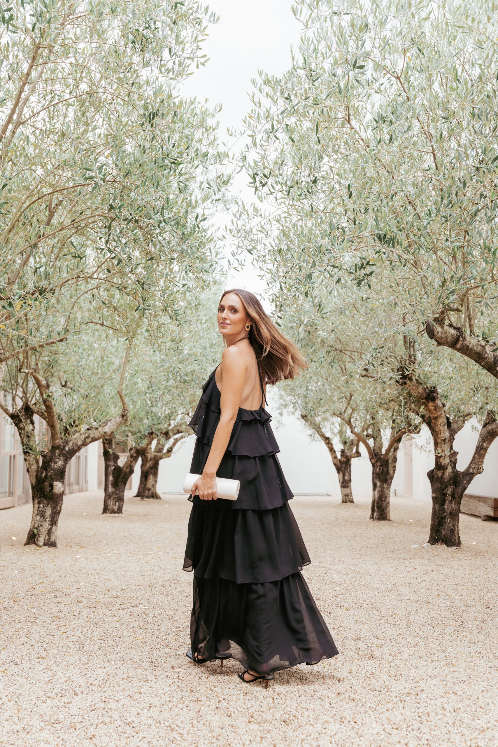 Chasity Halterneck Maxi Dress - Black - Image 8