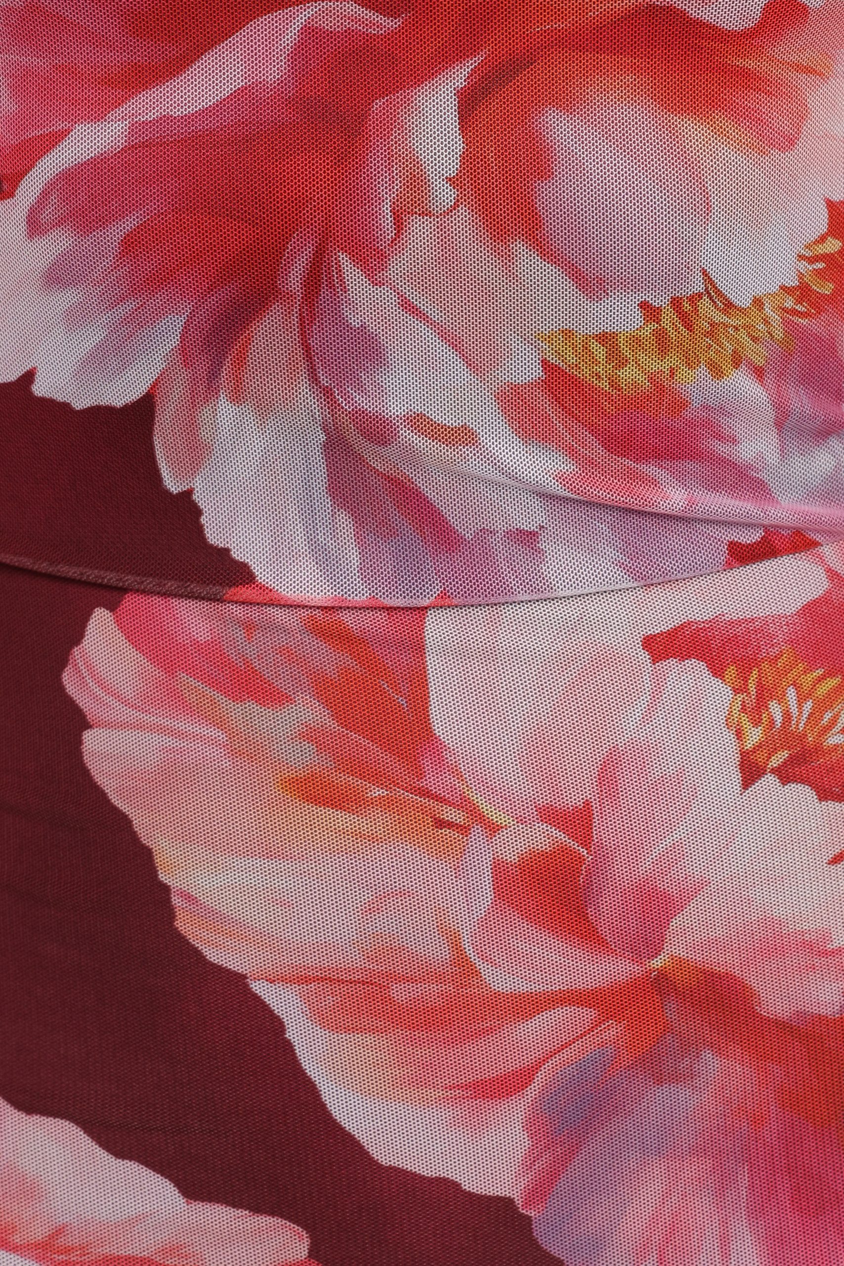 Chiara Maxi Dress - Burgundy Peony - Image 7