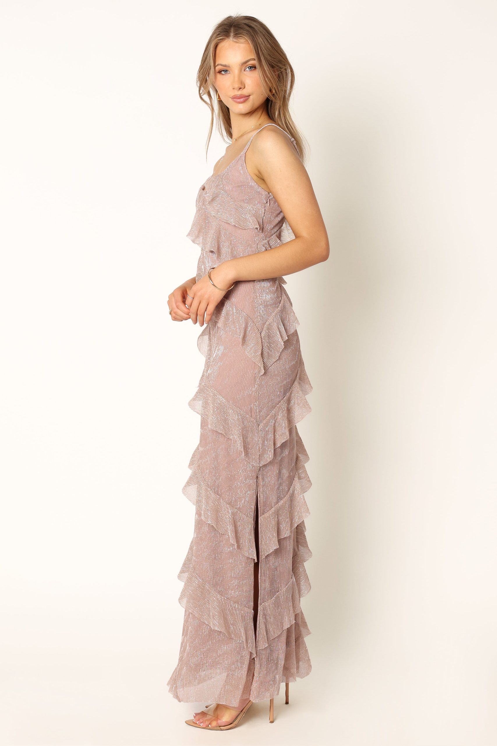 Ciao Ruffles Maxi Dress - Dusty Lavender - Image 10