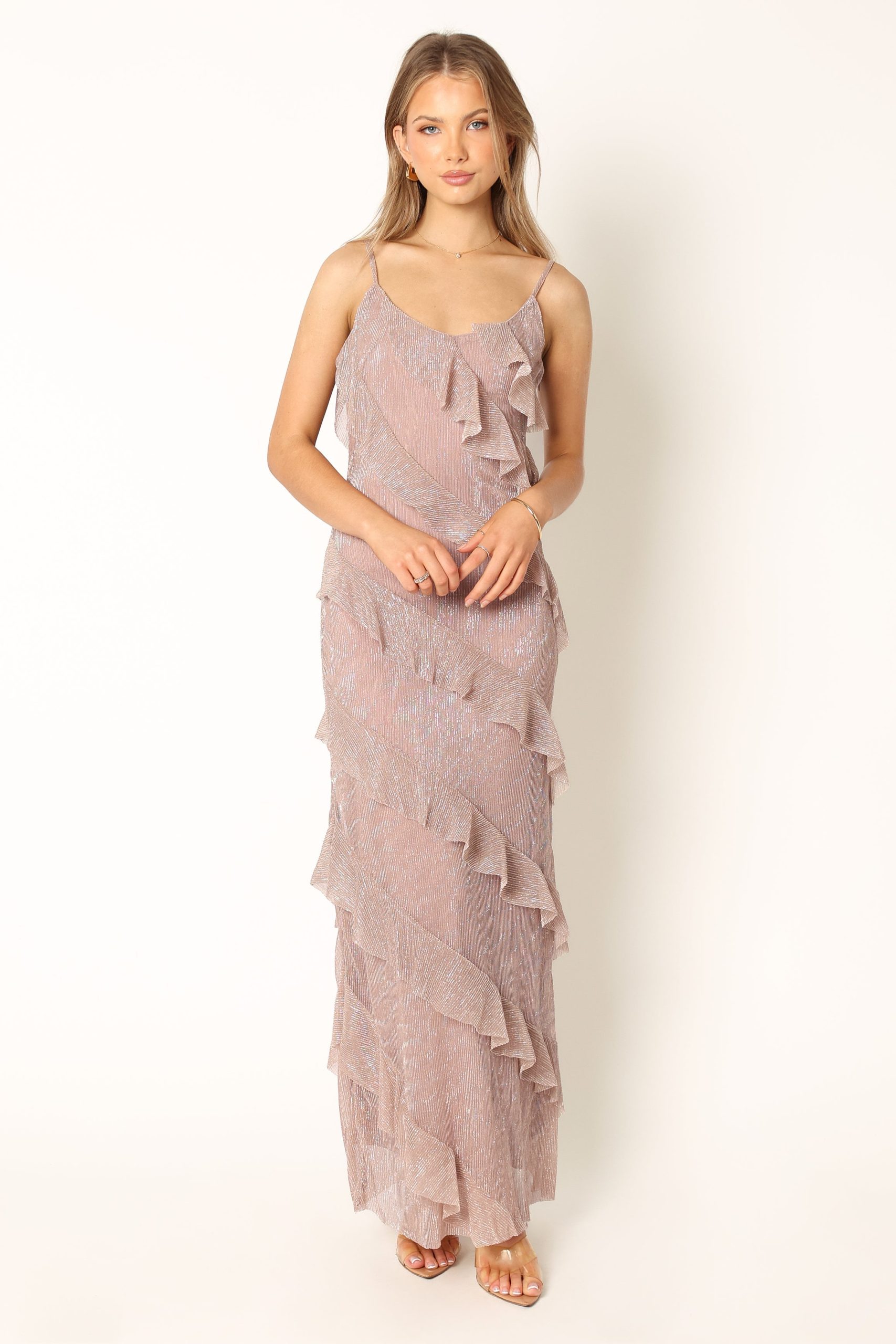 Ciao Ruffles Maxi Dress - Dusty Lavender - Image 11