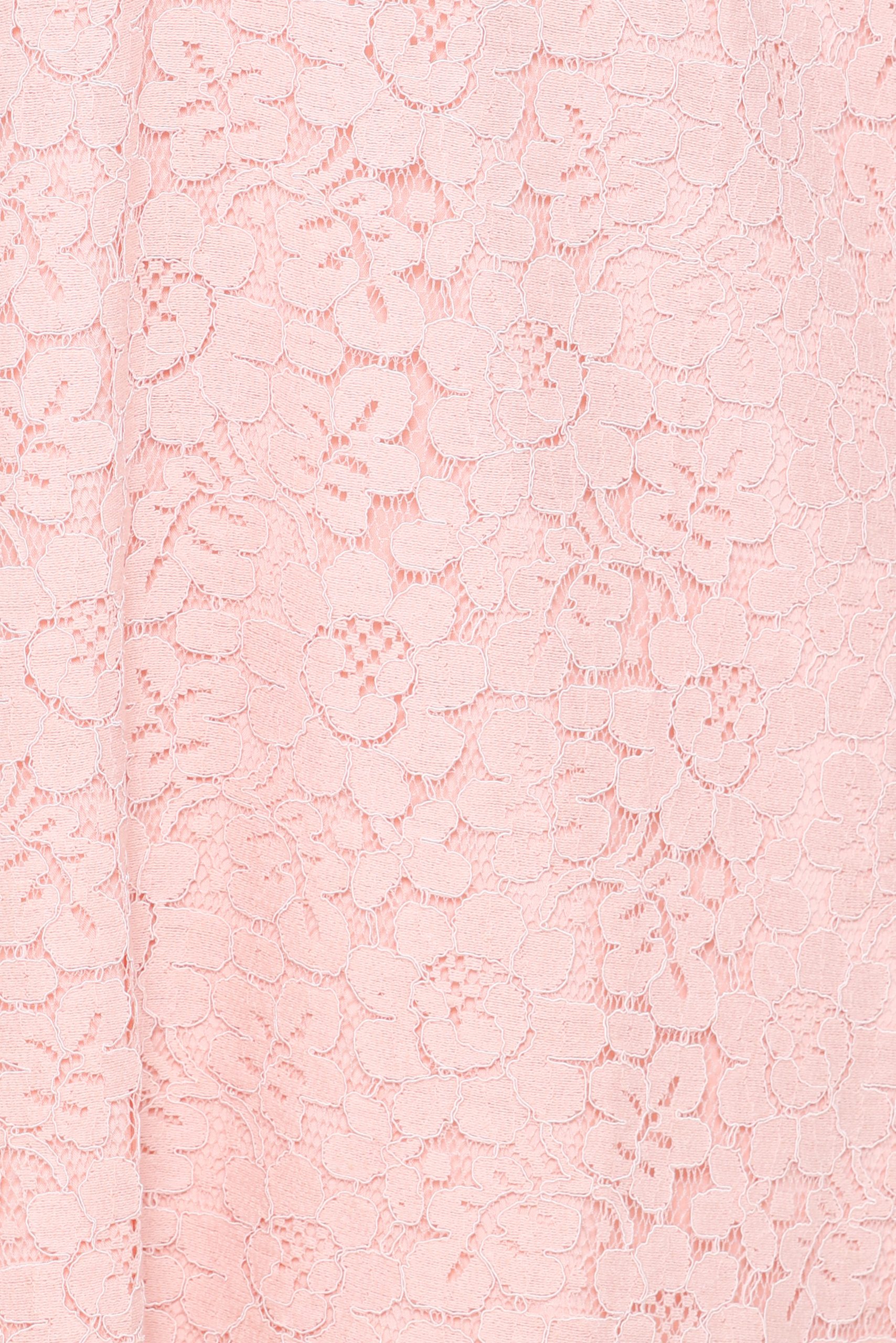 Cidel Mini Dress - Pink Lace - Image 6