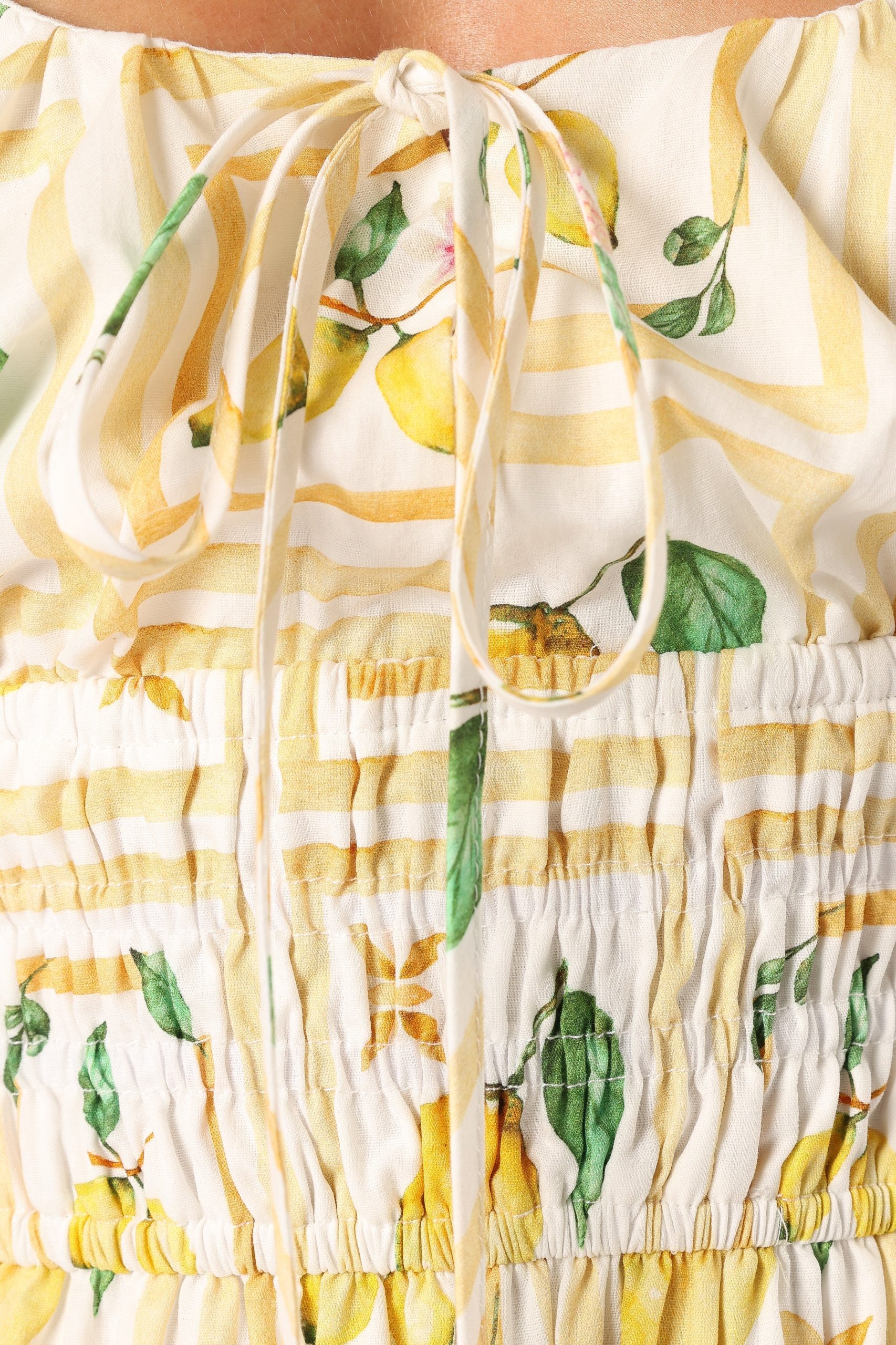 Cintrico Mini Dress - Lemon - Image 9
