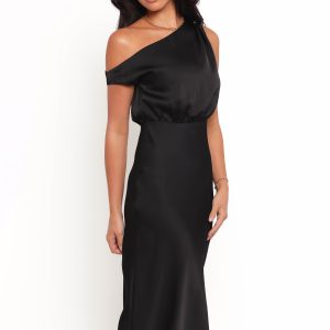 Clare Midi Dress - Black