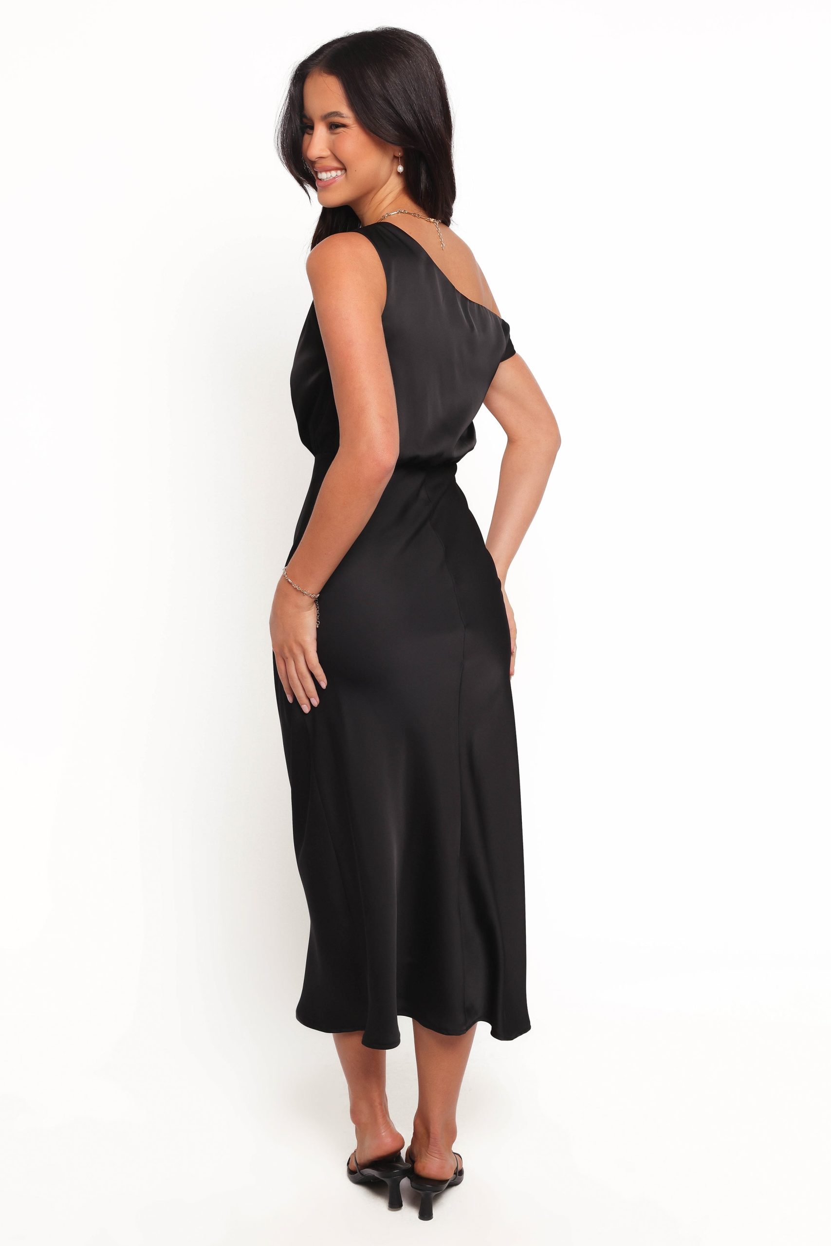 Clare Midi Dress - Black - Image 4