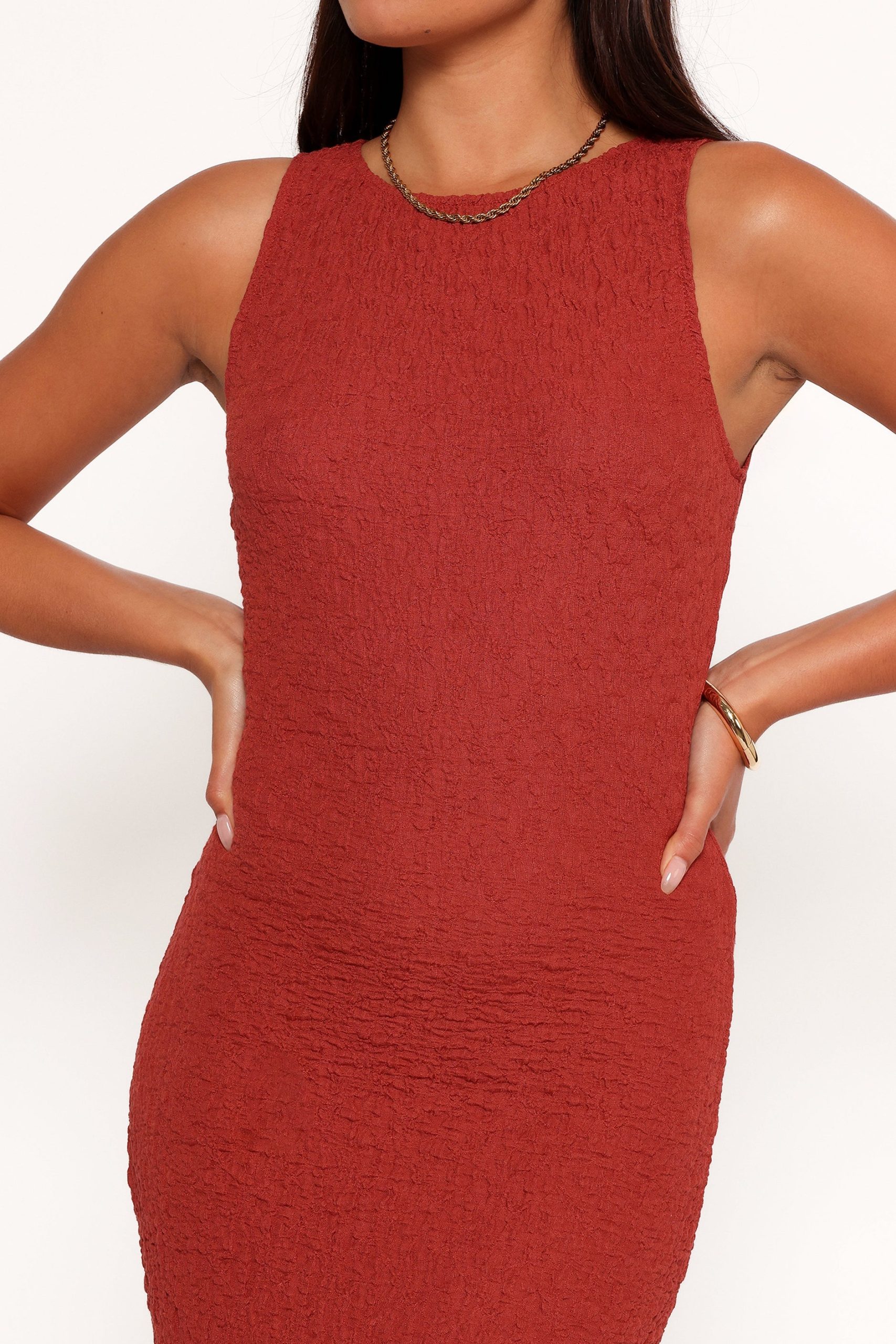 Clark Maxi Dress - Wine - Image 2