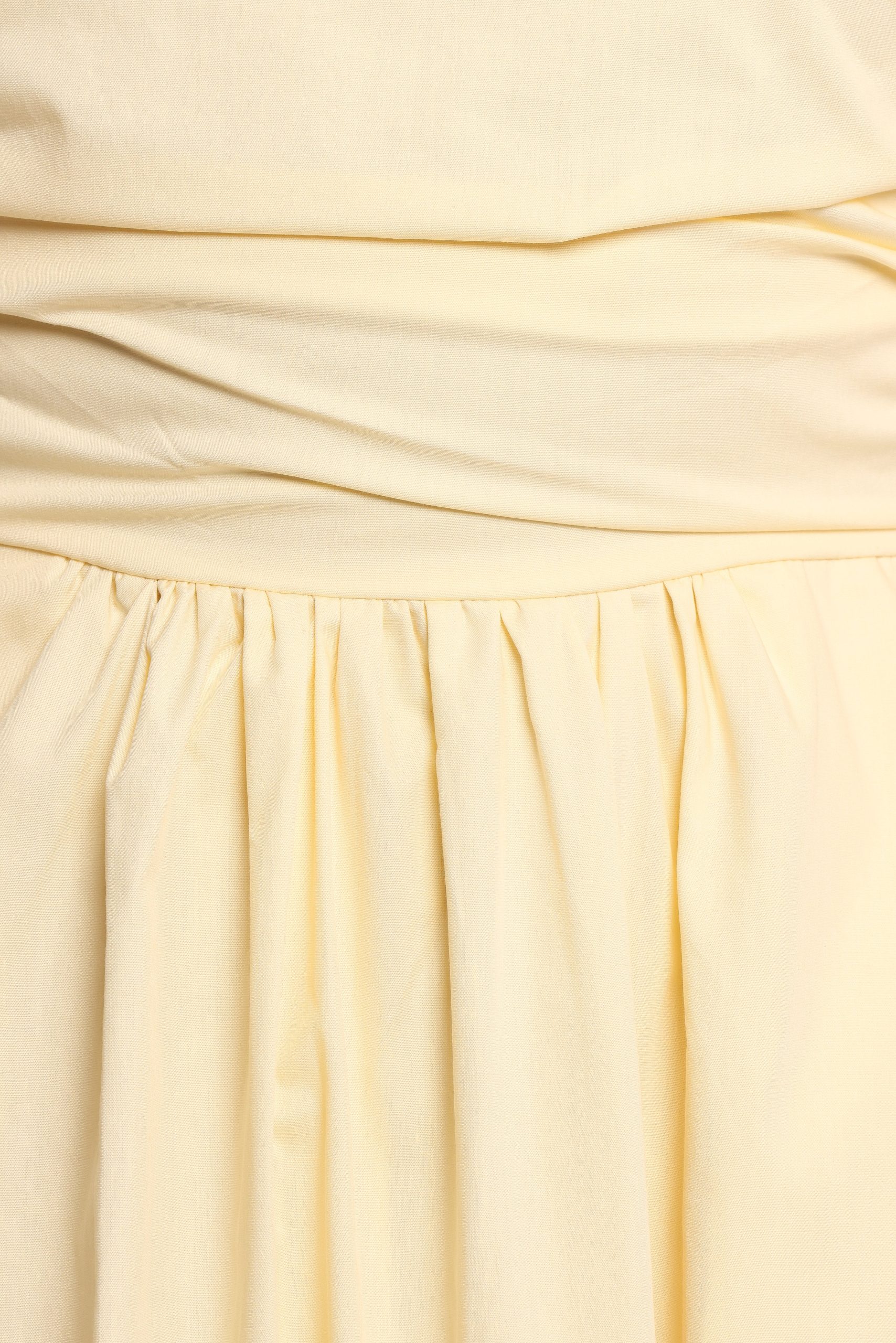 Clo Puff Sleeve Midi Dress - Yellow - Image 6