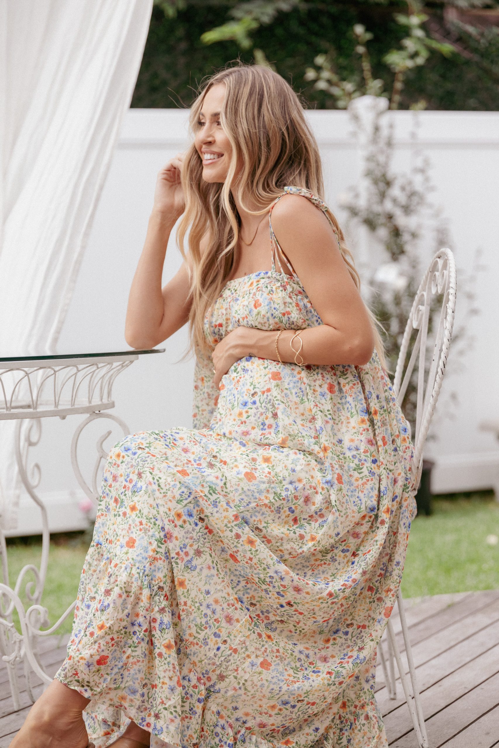 Colette Maxi Dress - Garden Floral - Image 8