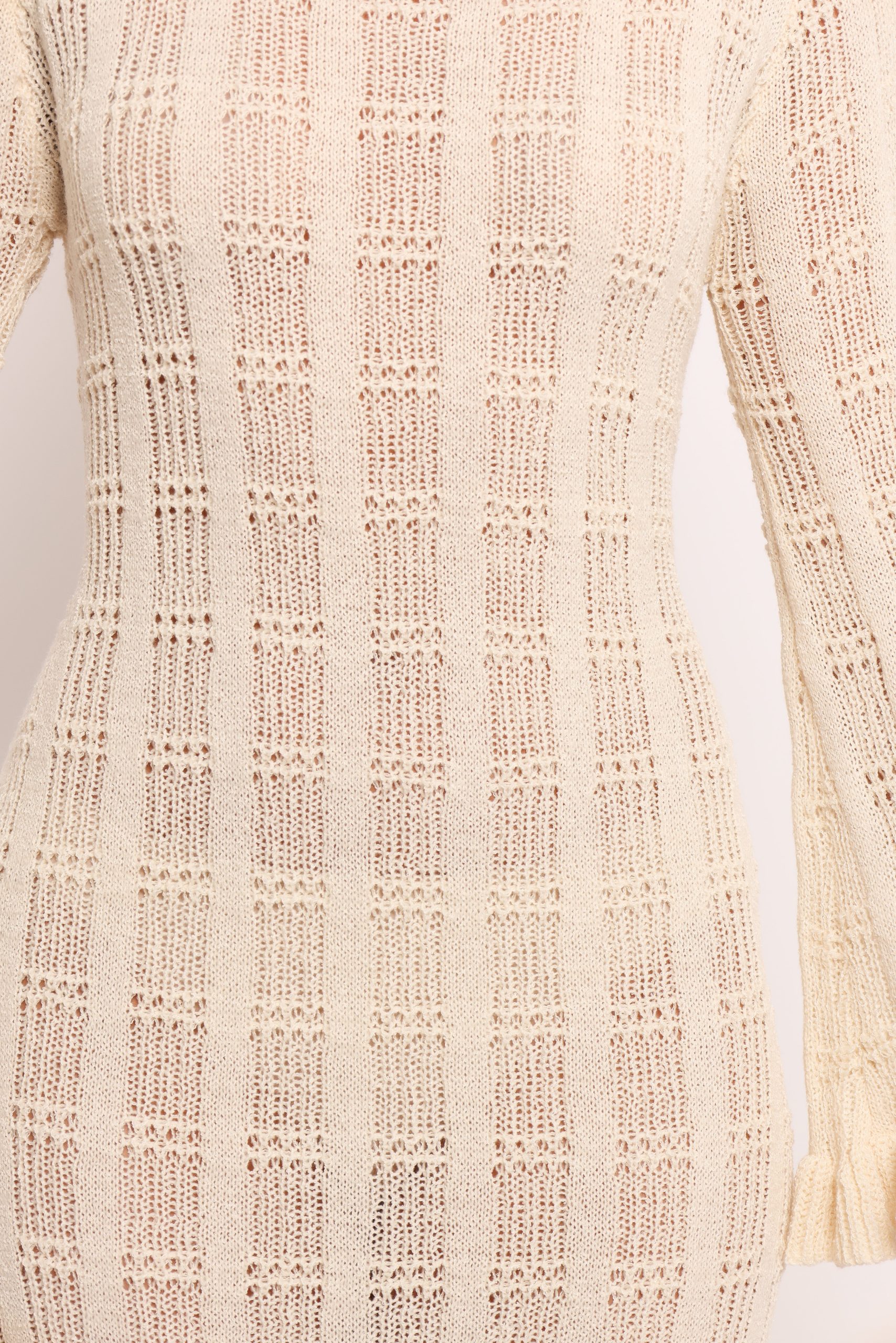 Colter Long Sleeve Maxi Dress - White - Image 10