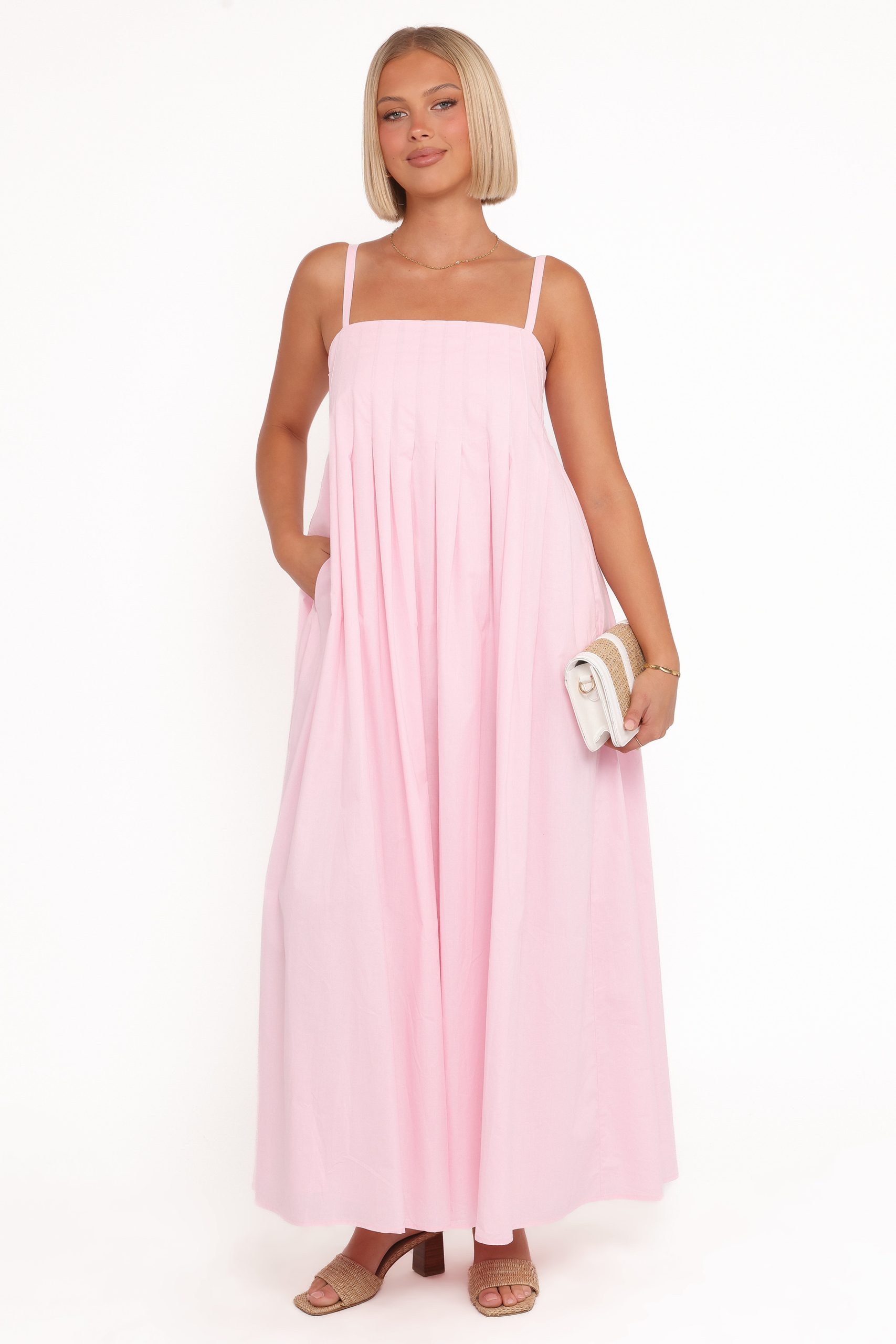 Corfu Midi Dress - Pink - Image 5