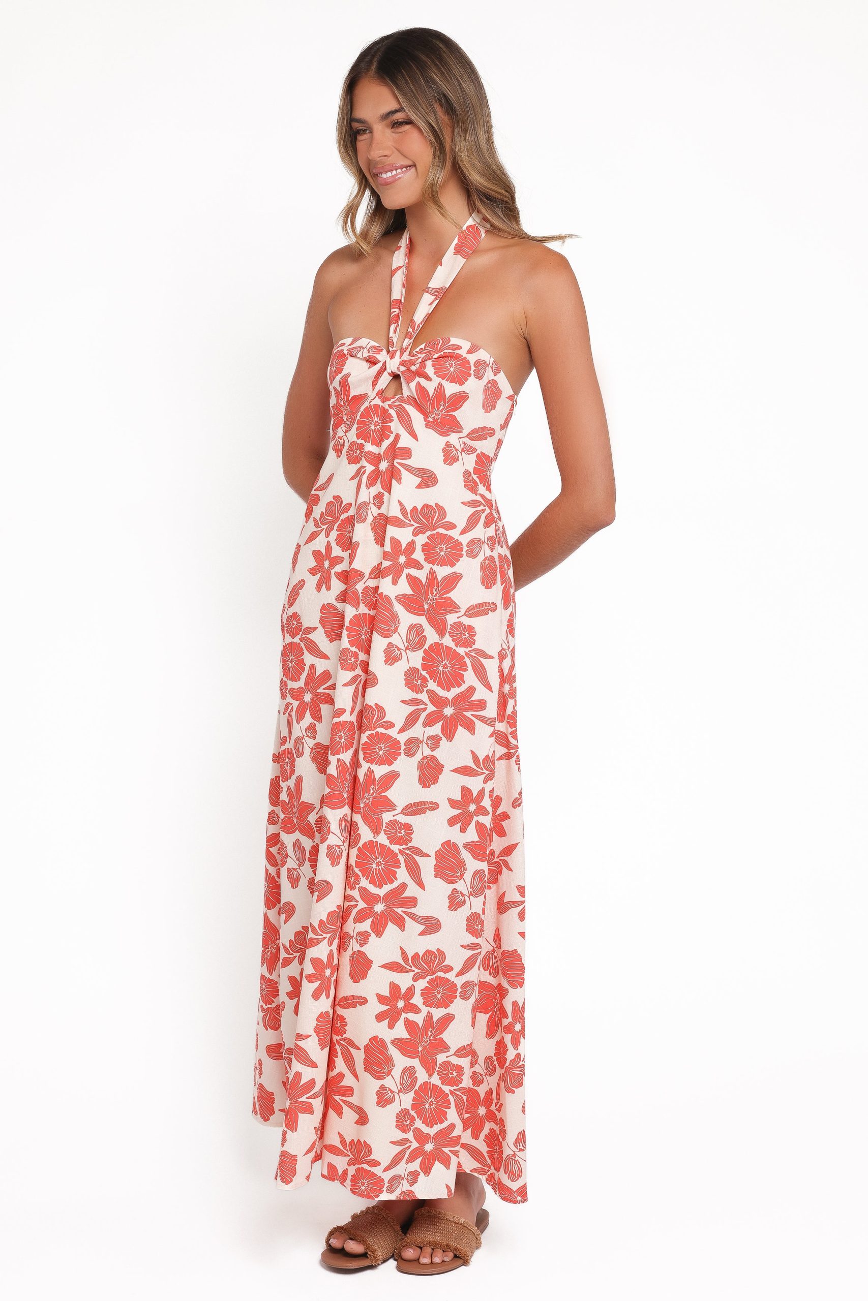 Cottrell Maxi Dress - Red Floral - Image 4