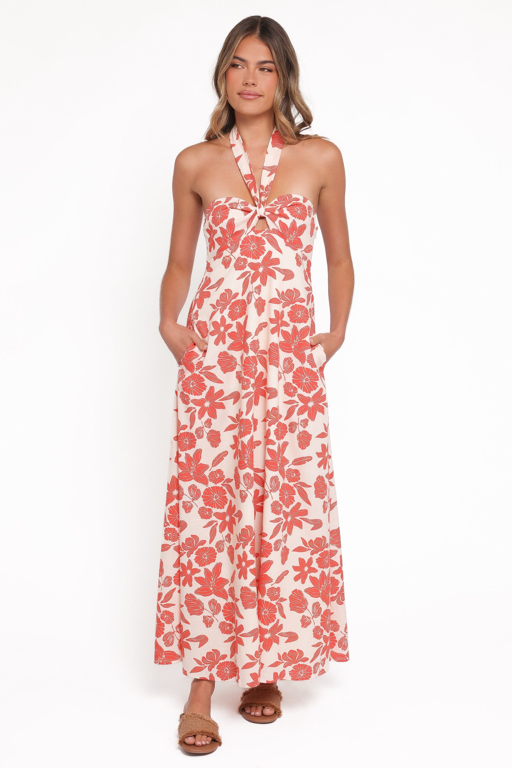 Cottrell Maxi Dress - Red Floral - Image 6