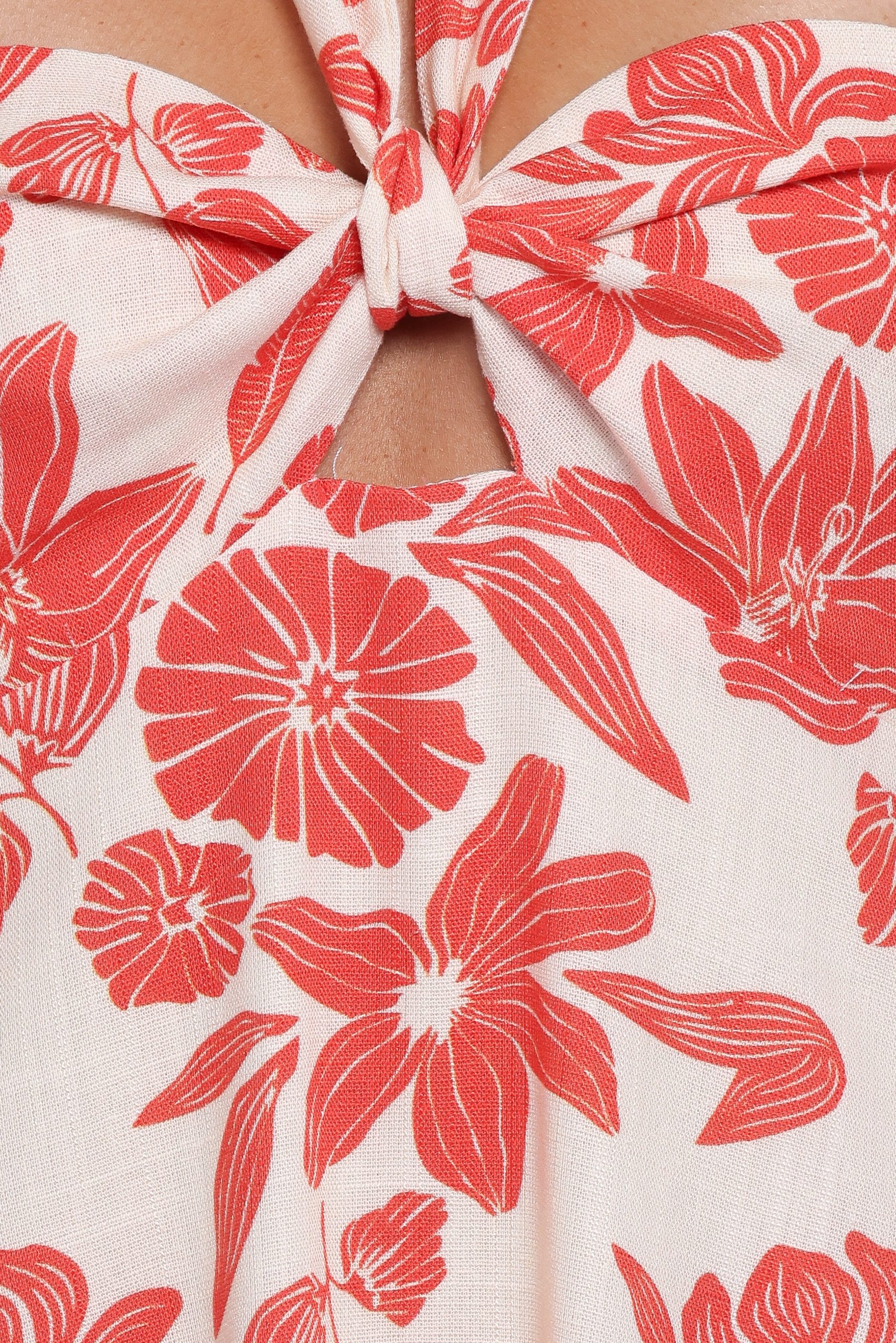Cottrell Maxi Dress - Red Floral - Image 7