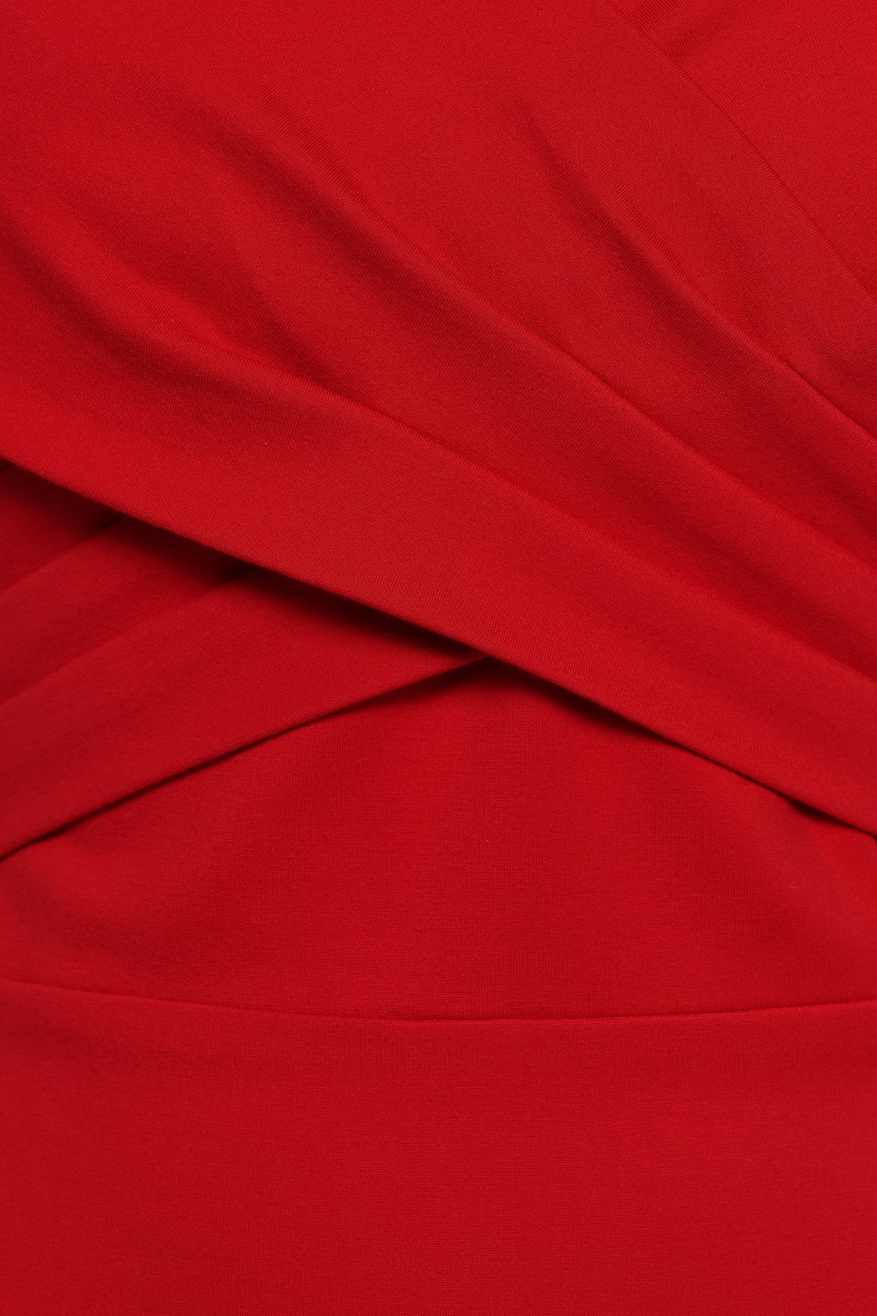 Dailene Midi Dress - Red - Image 8