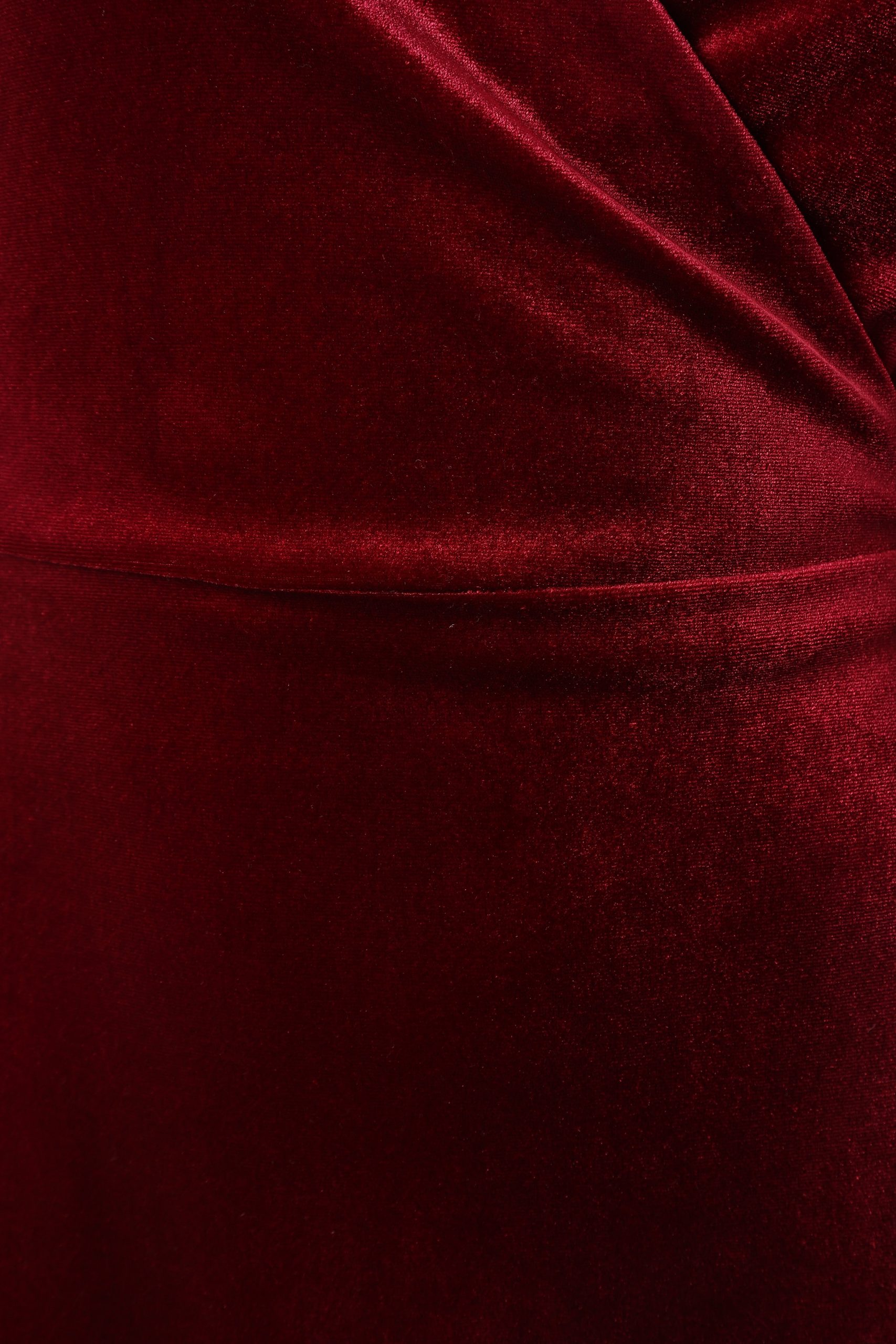 Darby Long Sleeve Midi Dress - Burgundy - Image 8