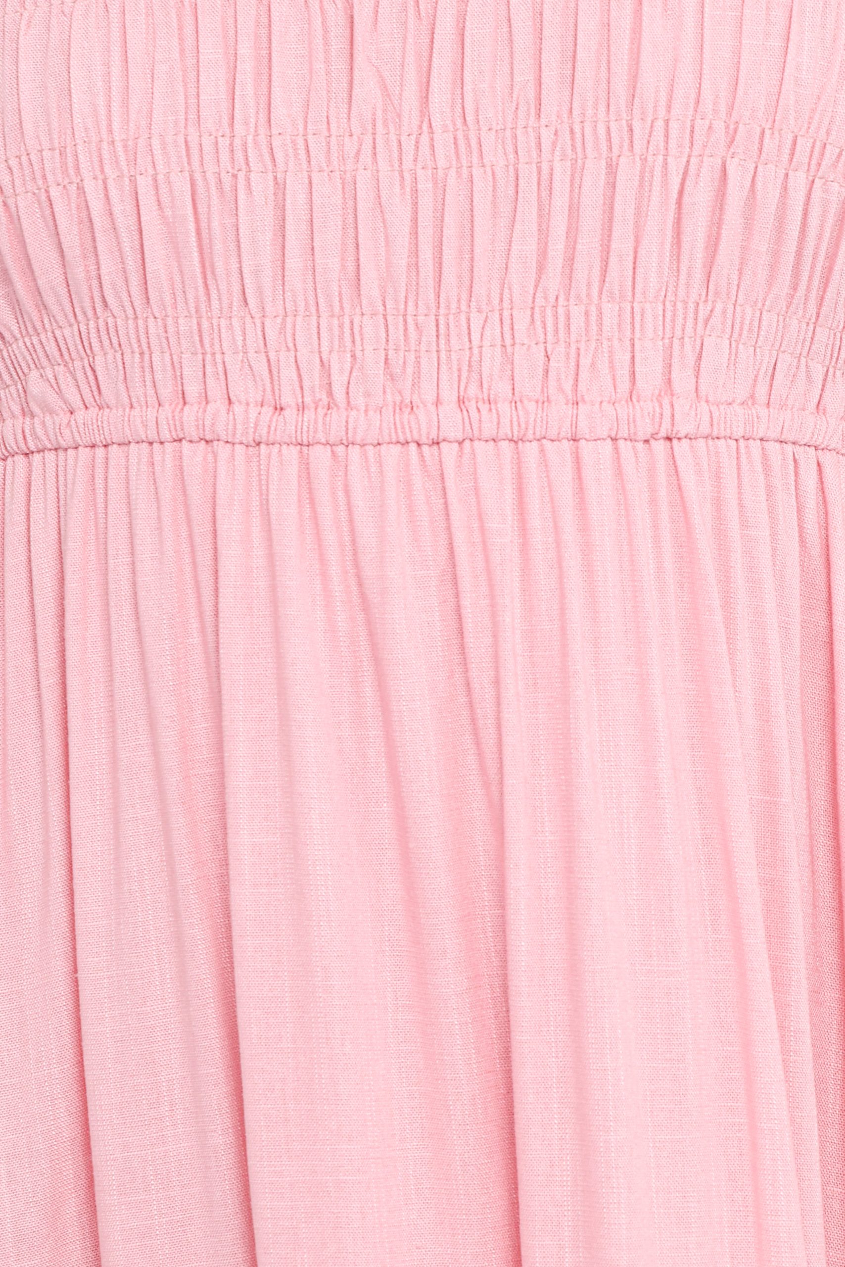 Darla Puff Sleeve Dress - Pink - Image 7