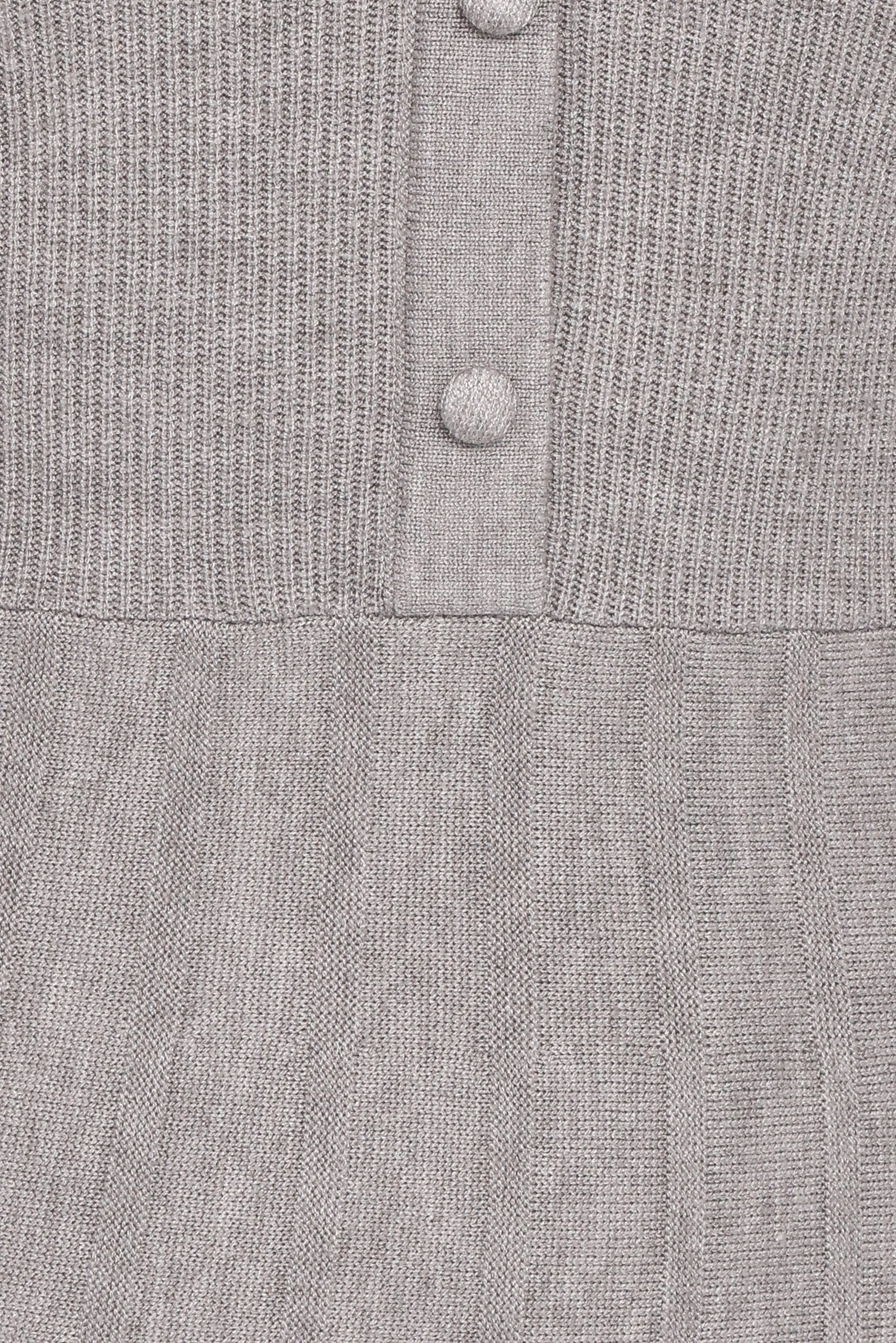 Darlina Long Sleeve Mini Dress - Heather Grey - Image 6