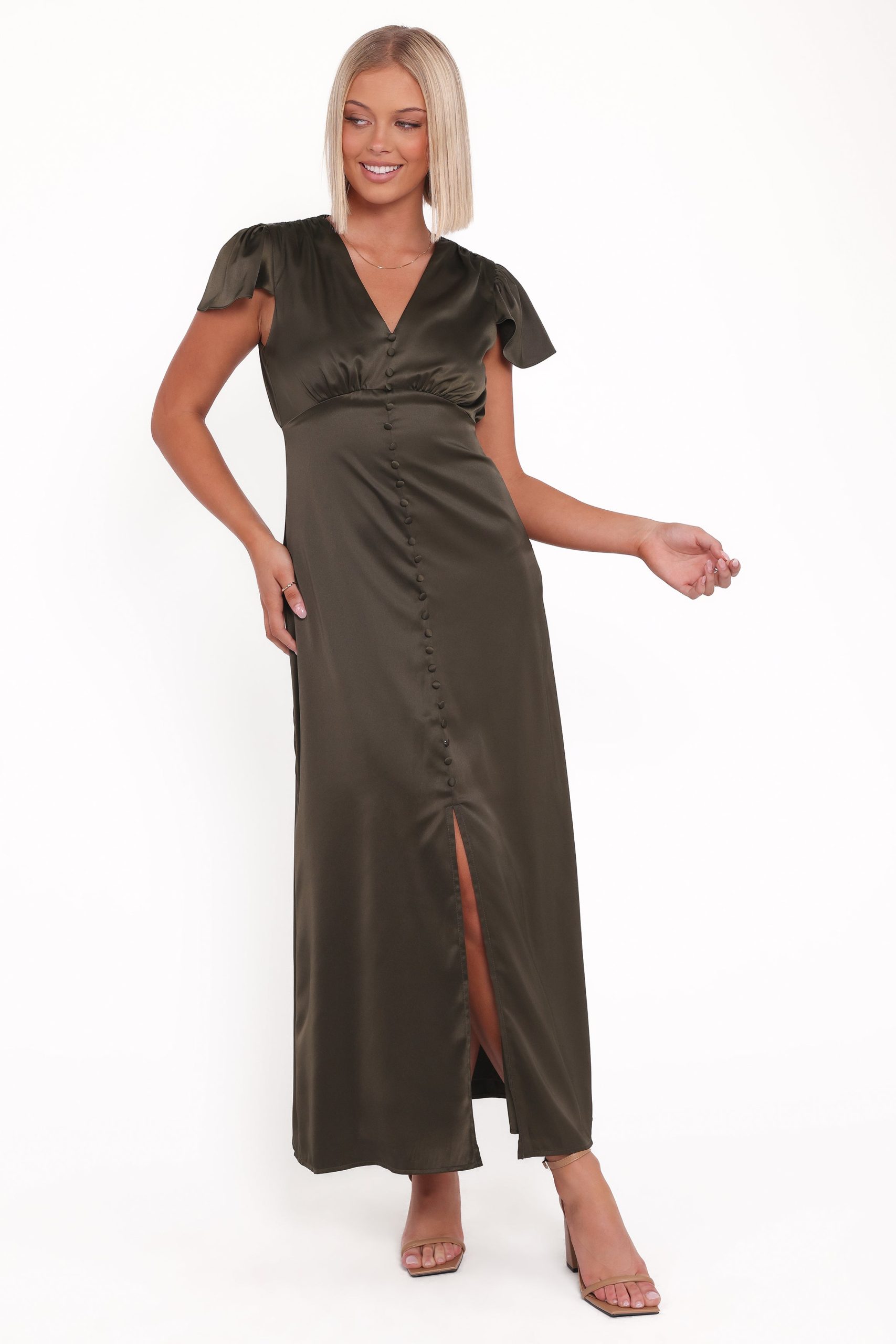 Dean Maxi Dress - Olive - Image 5