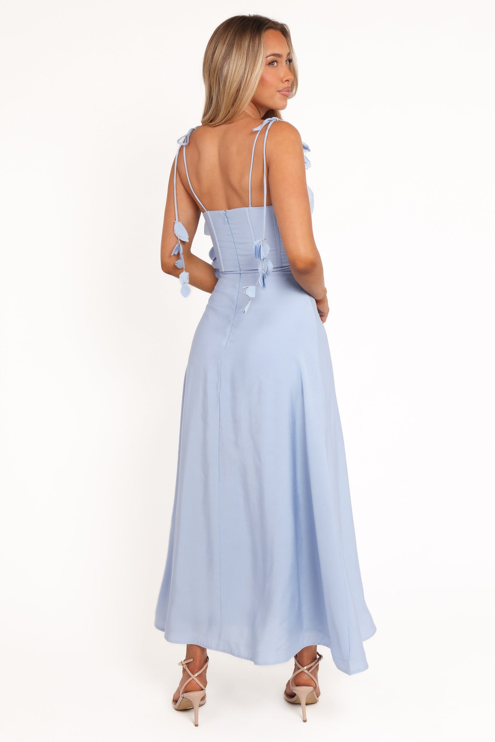 Della Midi Dress - Pale Blue - Image 3