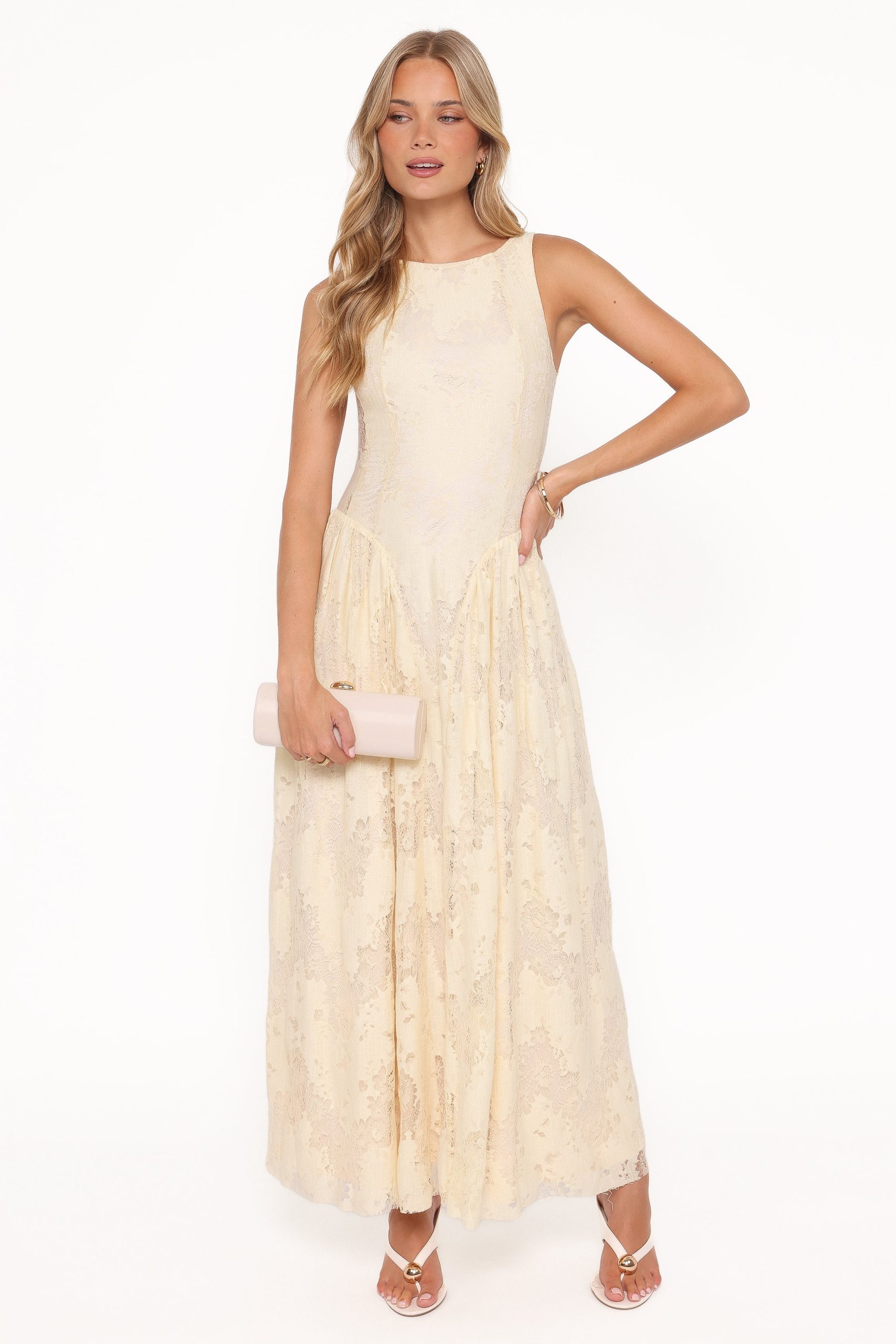 Denny Maxi Dress - Butter Yellow - Image 5