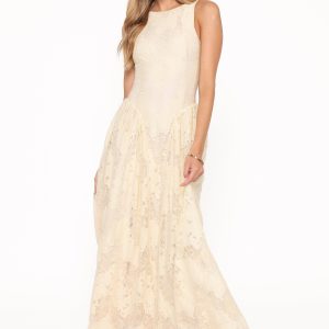 Denny Maxi Dress - Butter Yellow