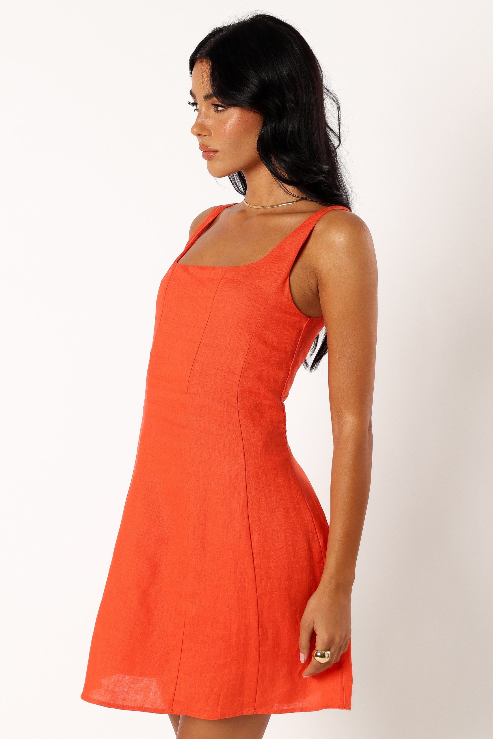Dillion Mini Dress - Blood Orange - Image 5