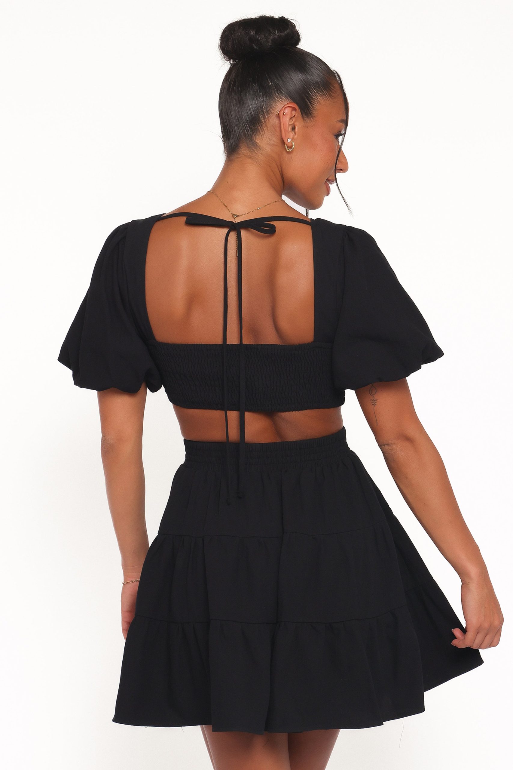 Doris Mini Dress - Black - Image 5
