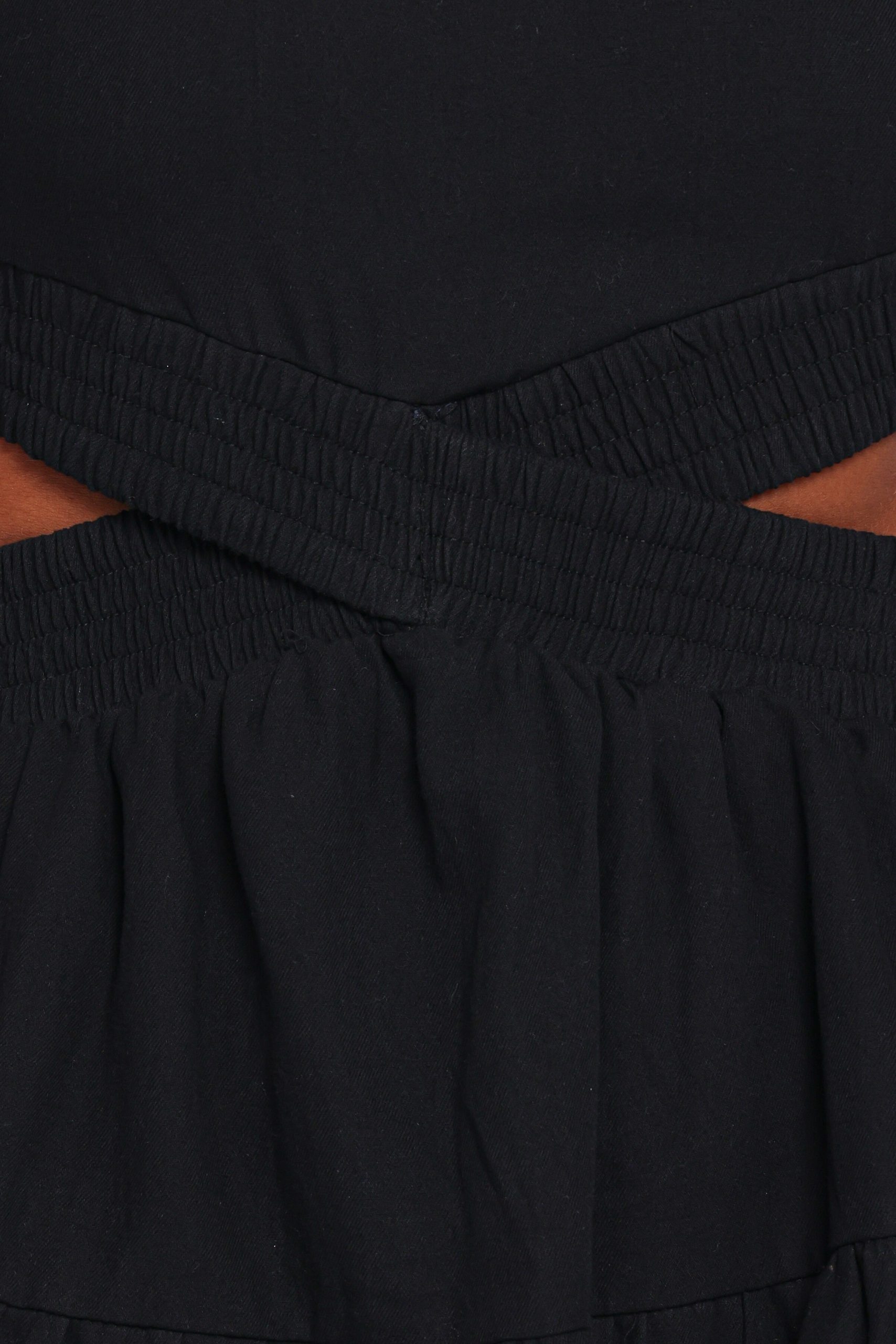 Doris Mini Dress - Black - Image 6