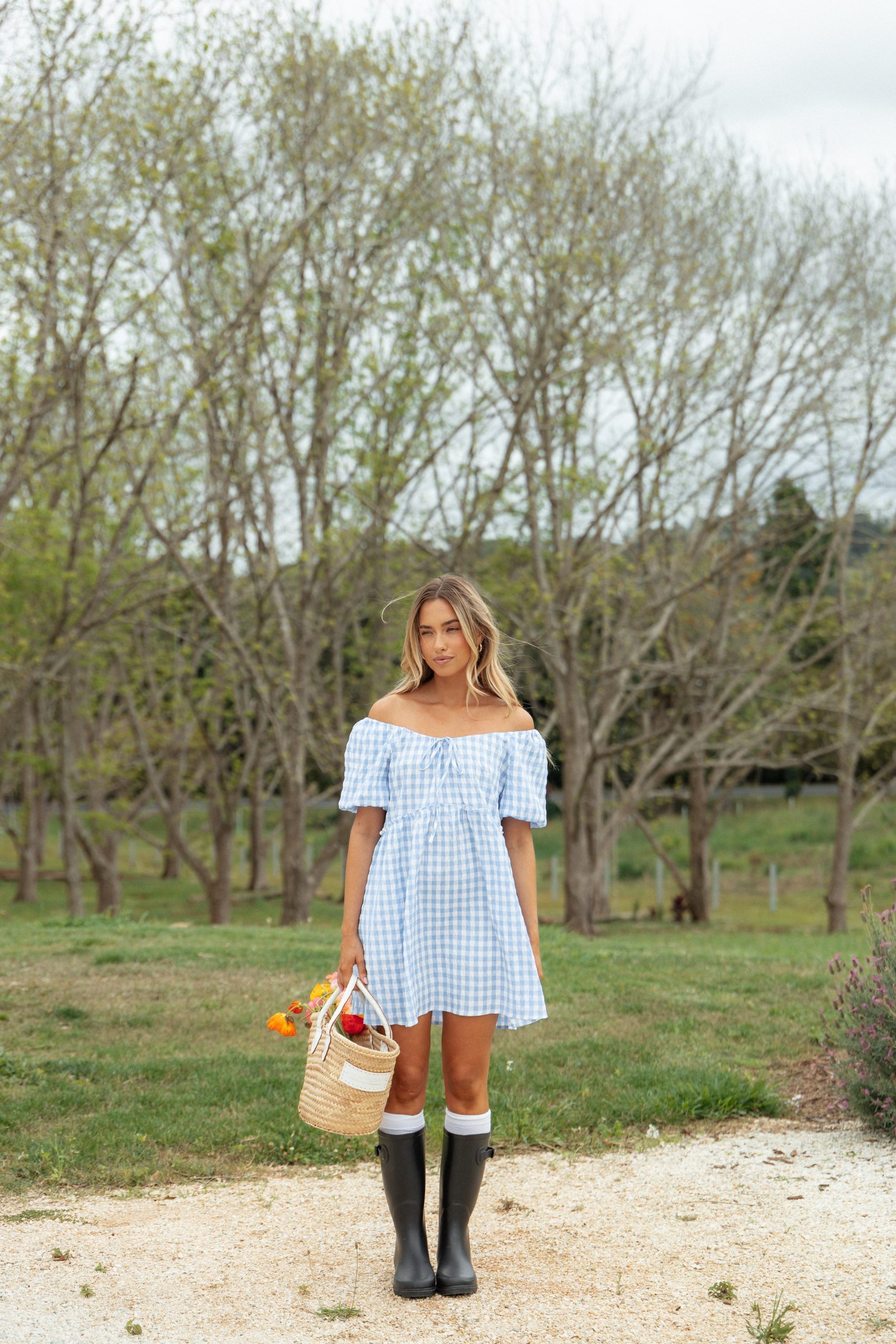 Dorothea Mini Dress - Blue - Image 2