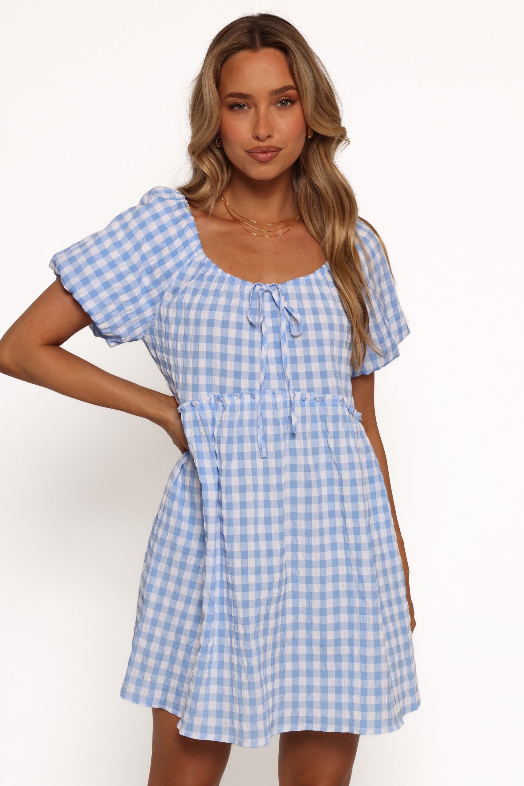 Dorothea Mini Dress - Blue - Image 3