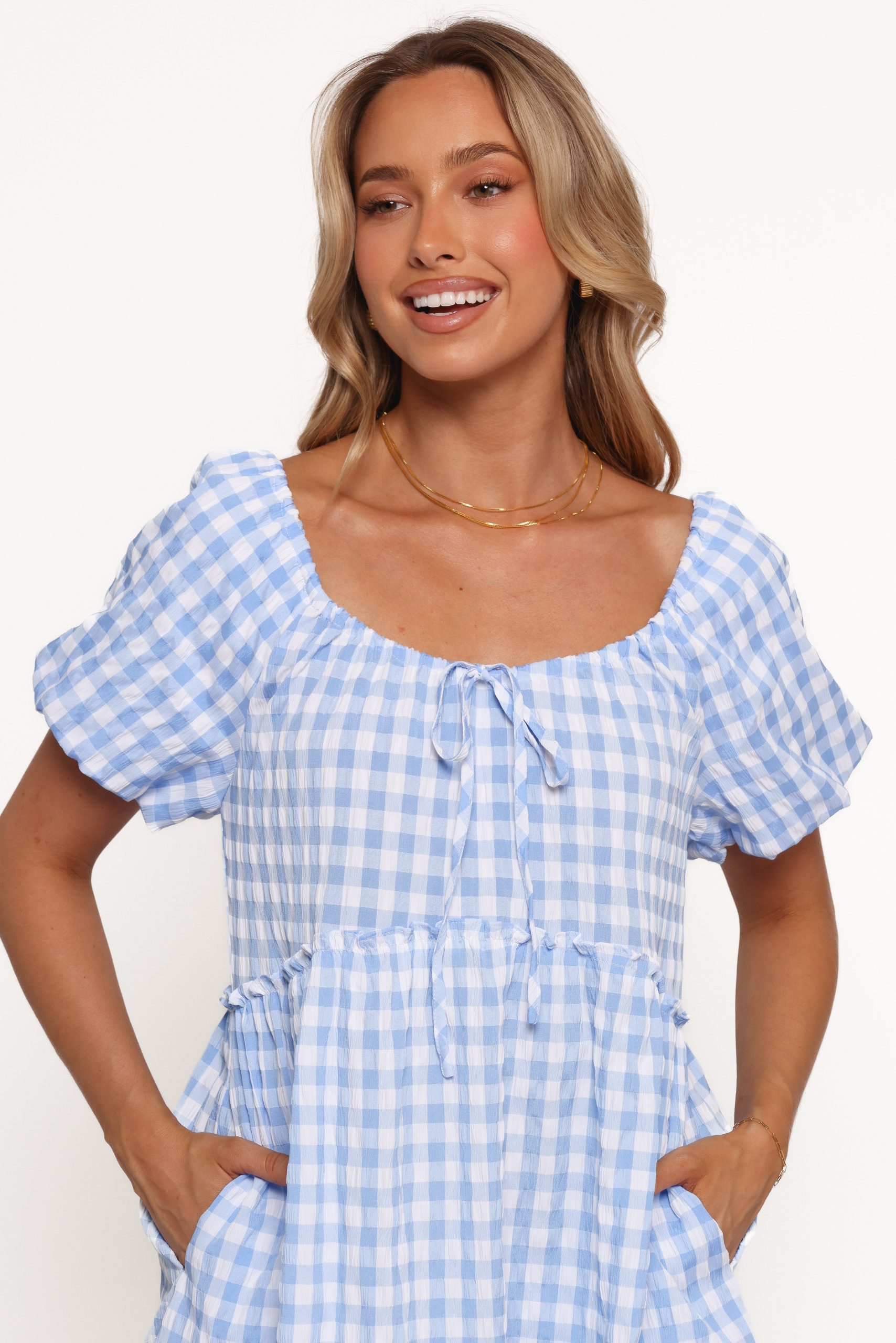 Dorothea Mini Dress - Blue - Image 8