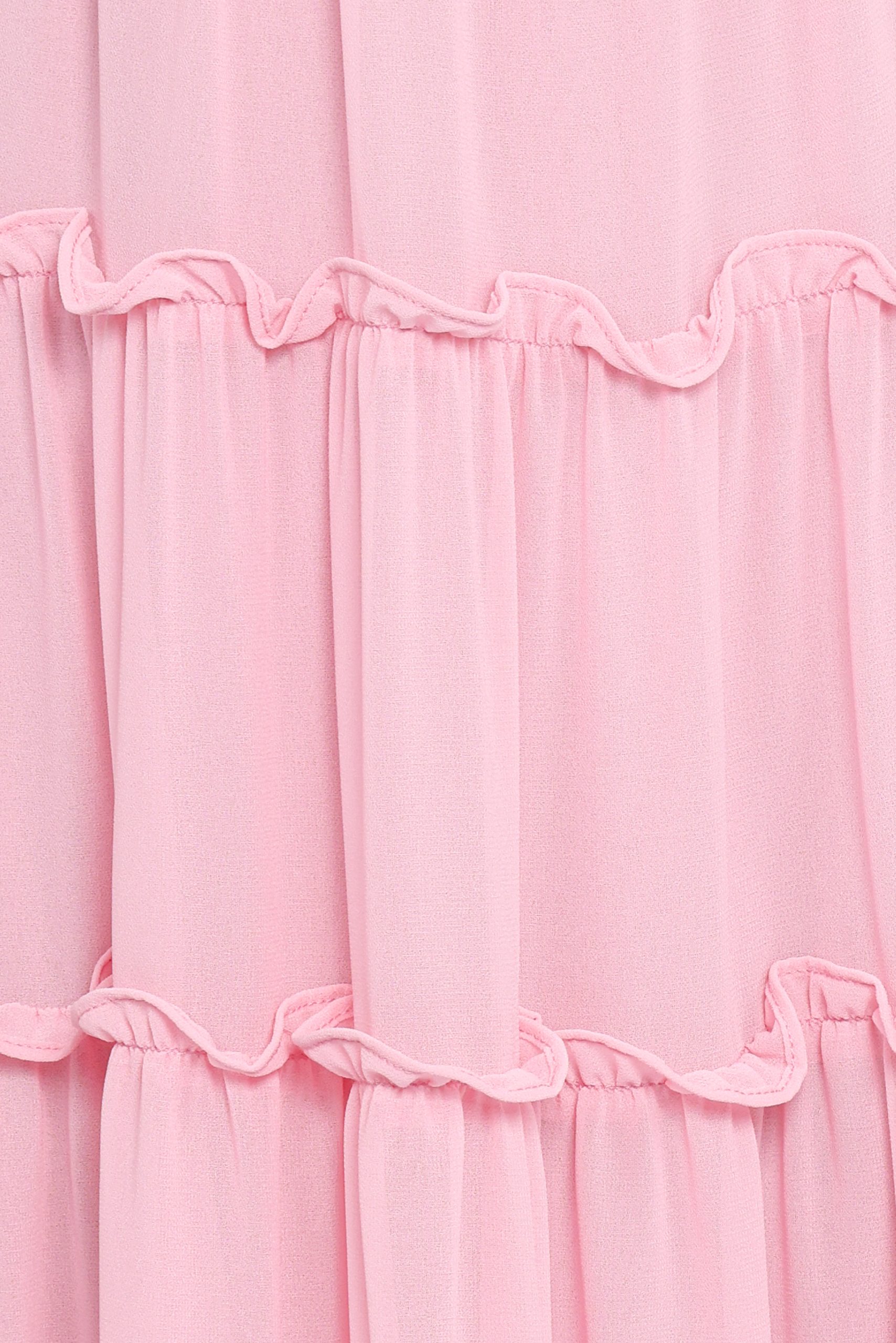 Dottie Halterneck Maxi Dress - Pink - Image 5