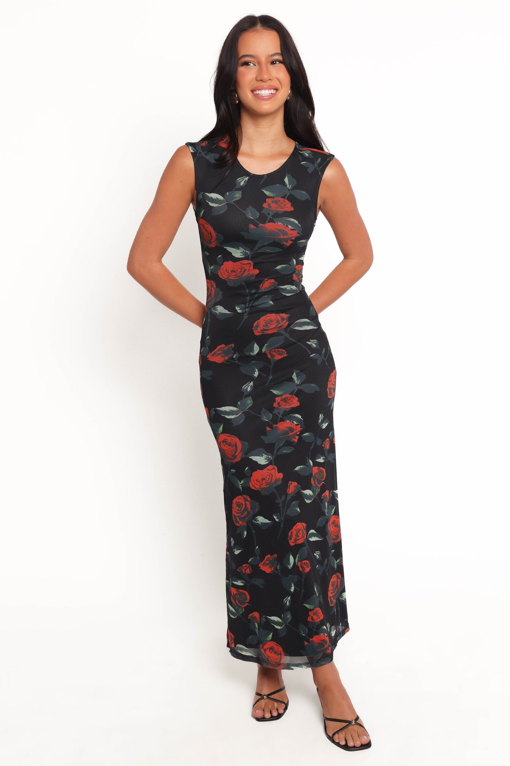 Drea Maxi Dress - Rose Print - Image 2