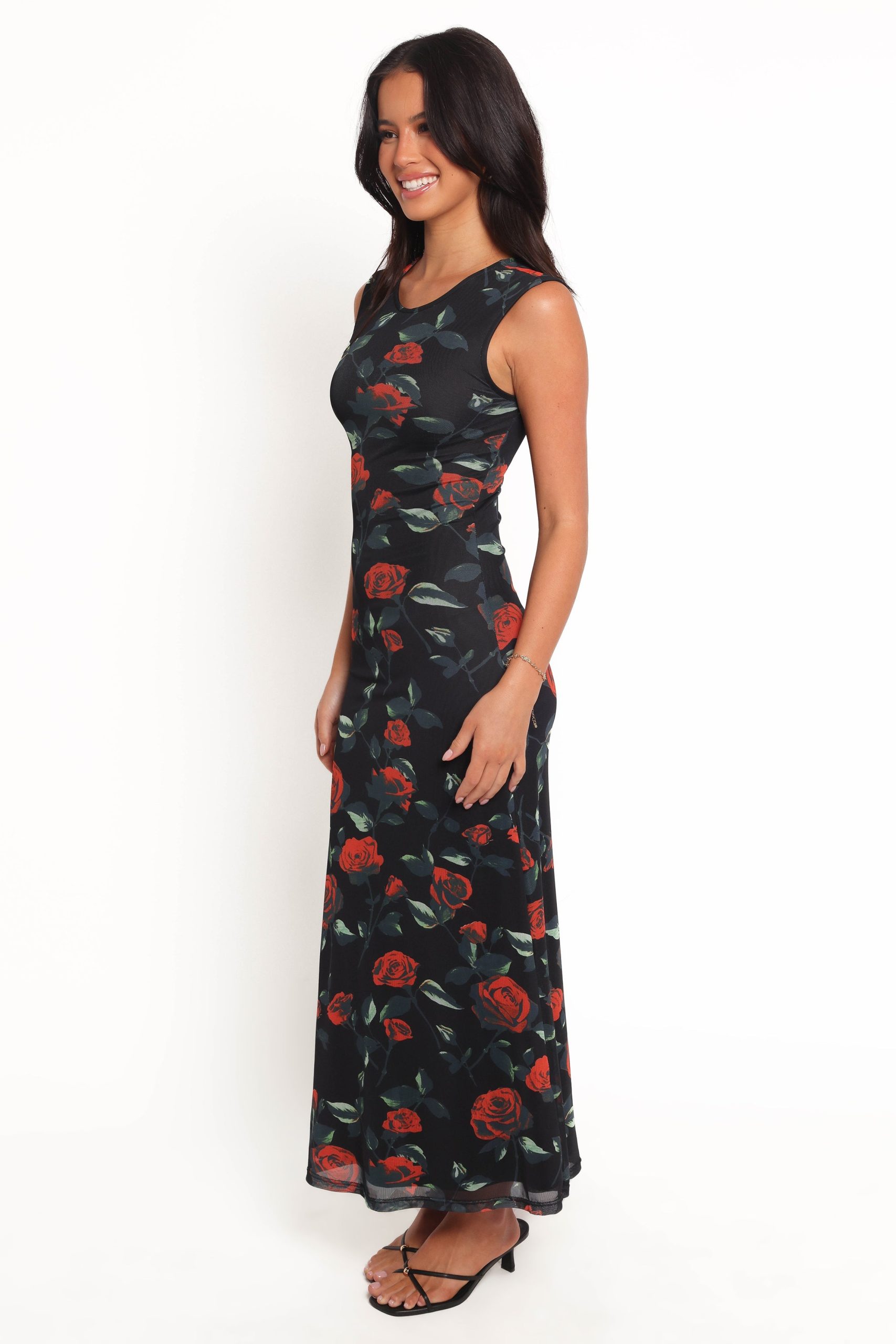Drea Maxi Dress - Rose Print - Image 3