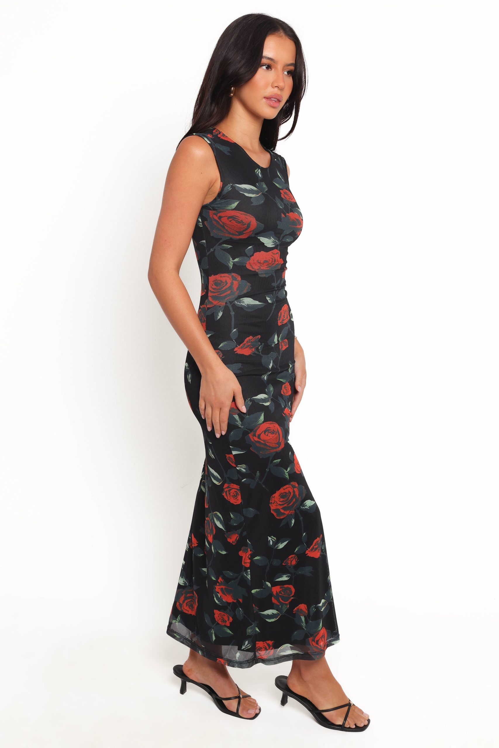 Drea Maxi Dress - Rose Print - Image 5
