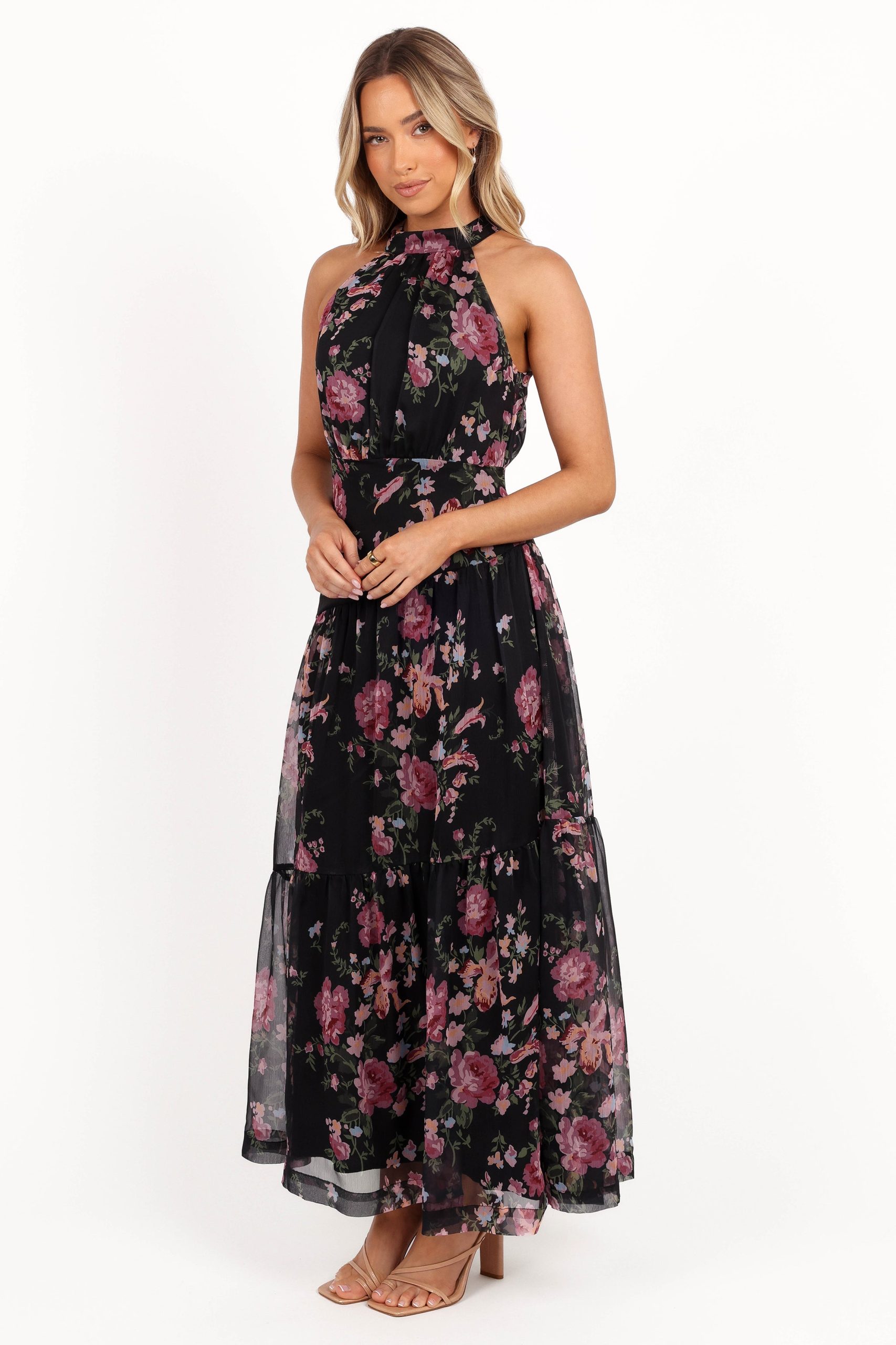 Eden Maxi Dress - Black Floral - Image 5