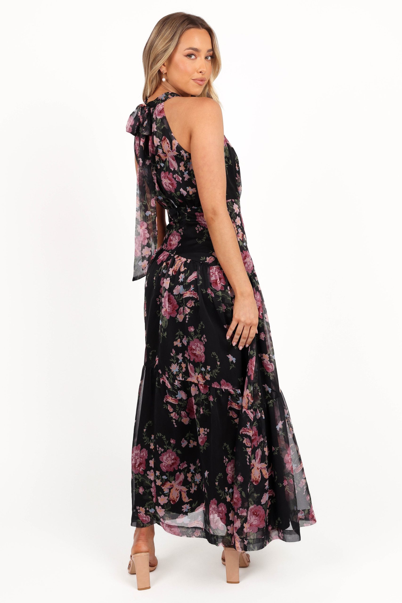 Eden Maxi Dress - Black Floral - Image 7