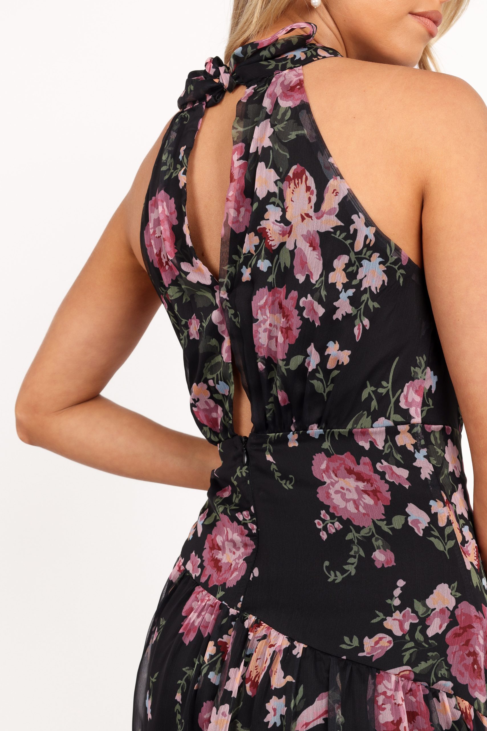 Eden Maxi Dress - Black Floral - Image 8