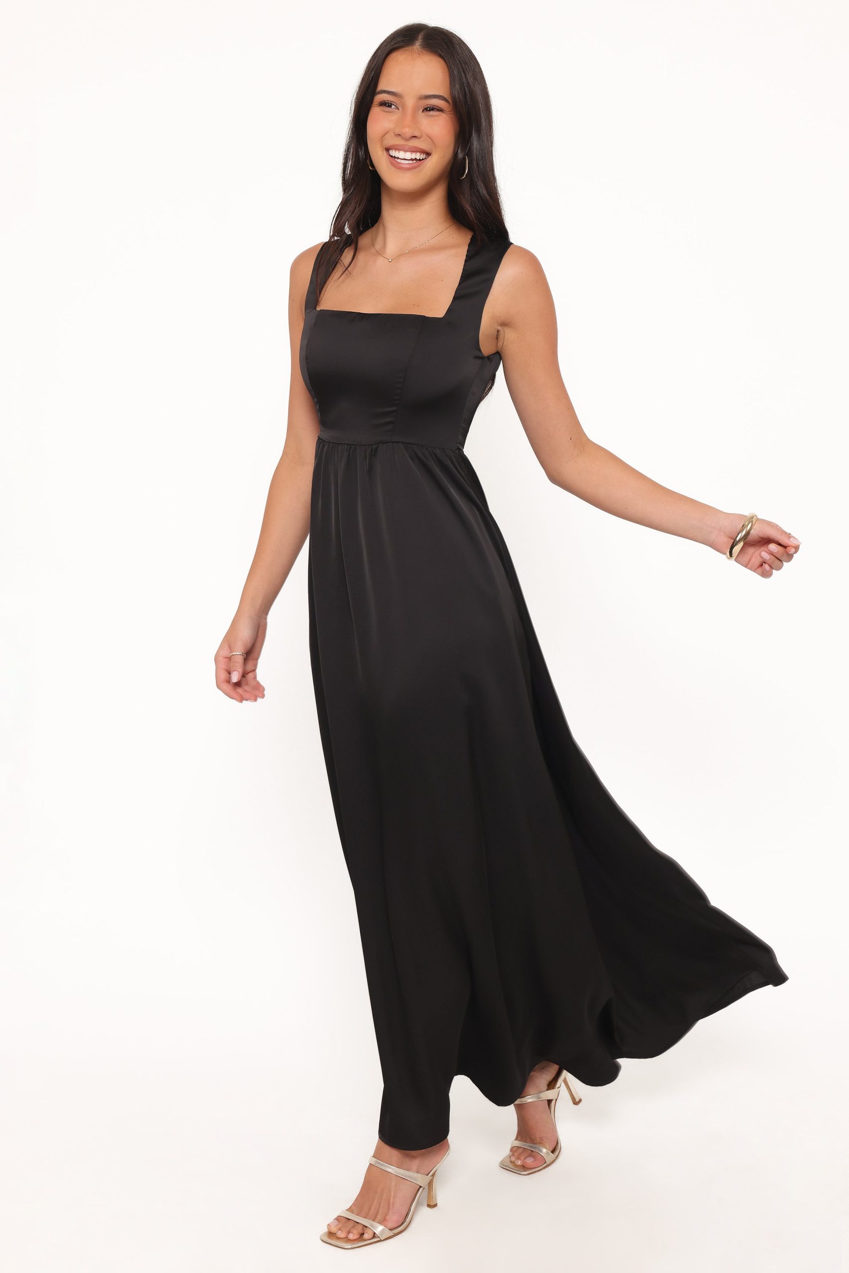 Elania Maxi Dress - Black - Image 4