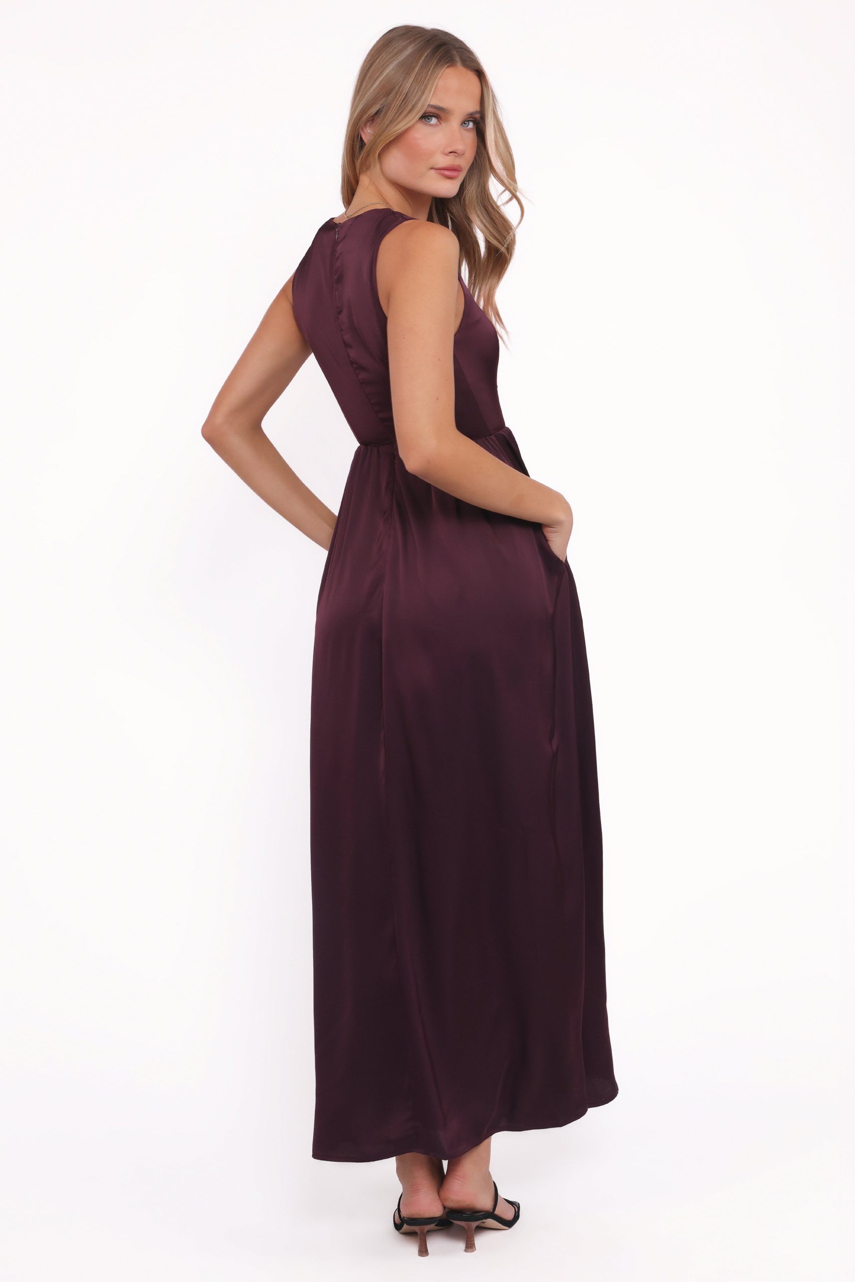 Elania Maxi Dress - Plum - Image 4