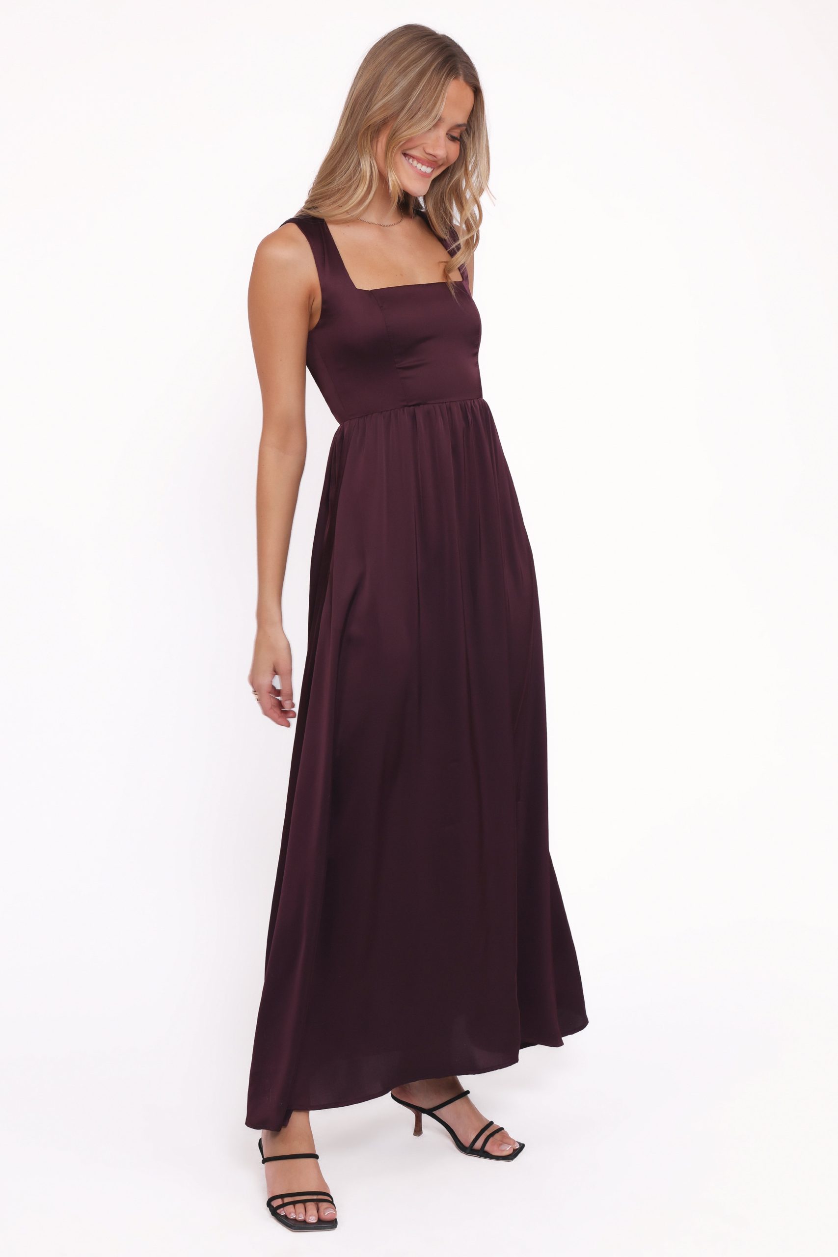 Elania Maxi Dress - Plum - Image 3