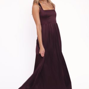 Elania Maxi Dress - Plum