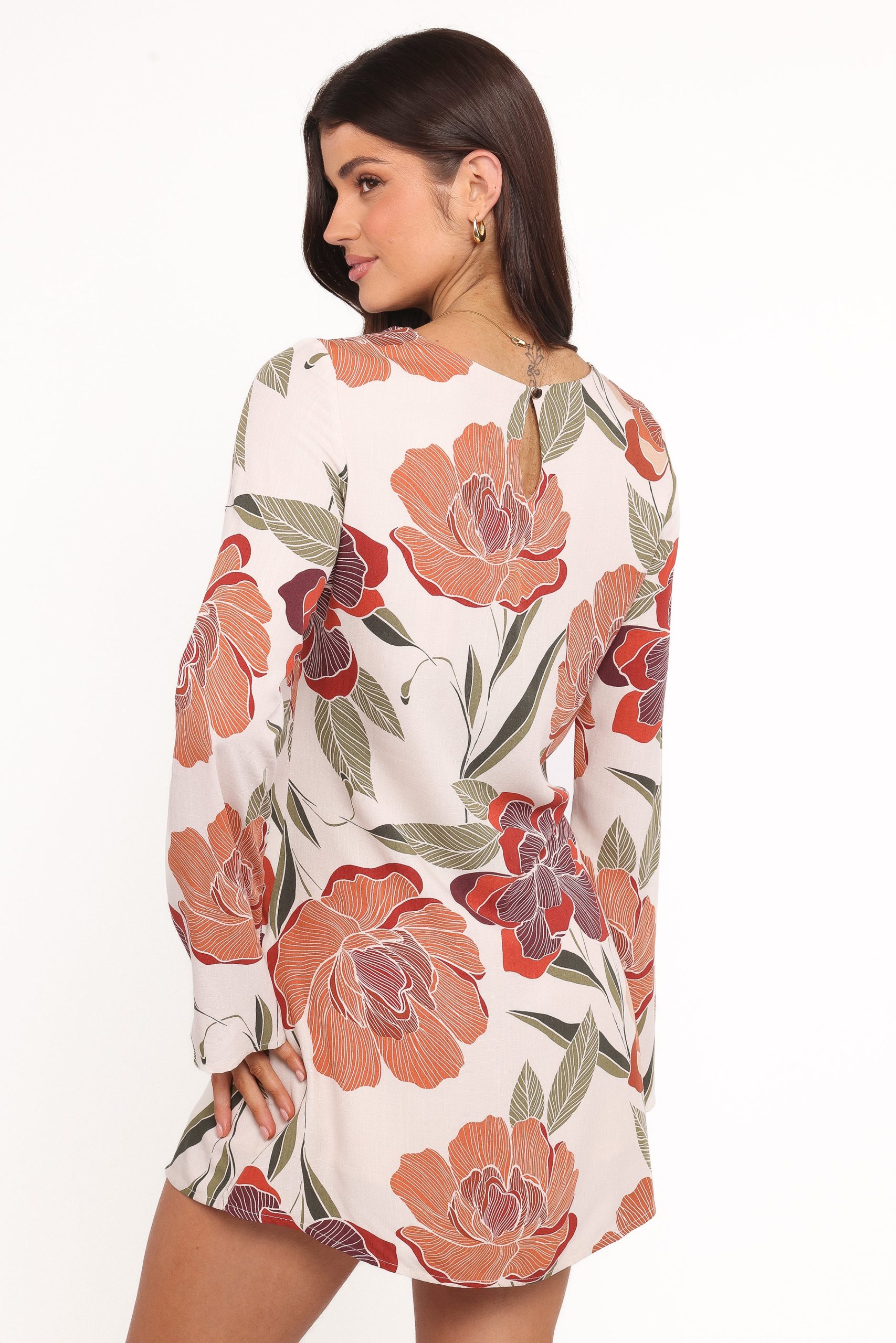 Elanira Mini Dress - Fall Floral - Image 4
