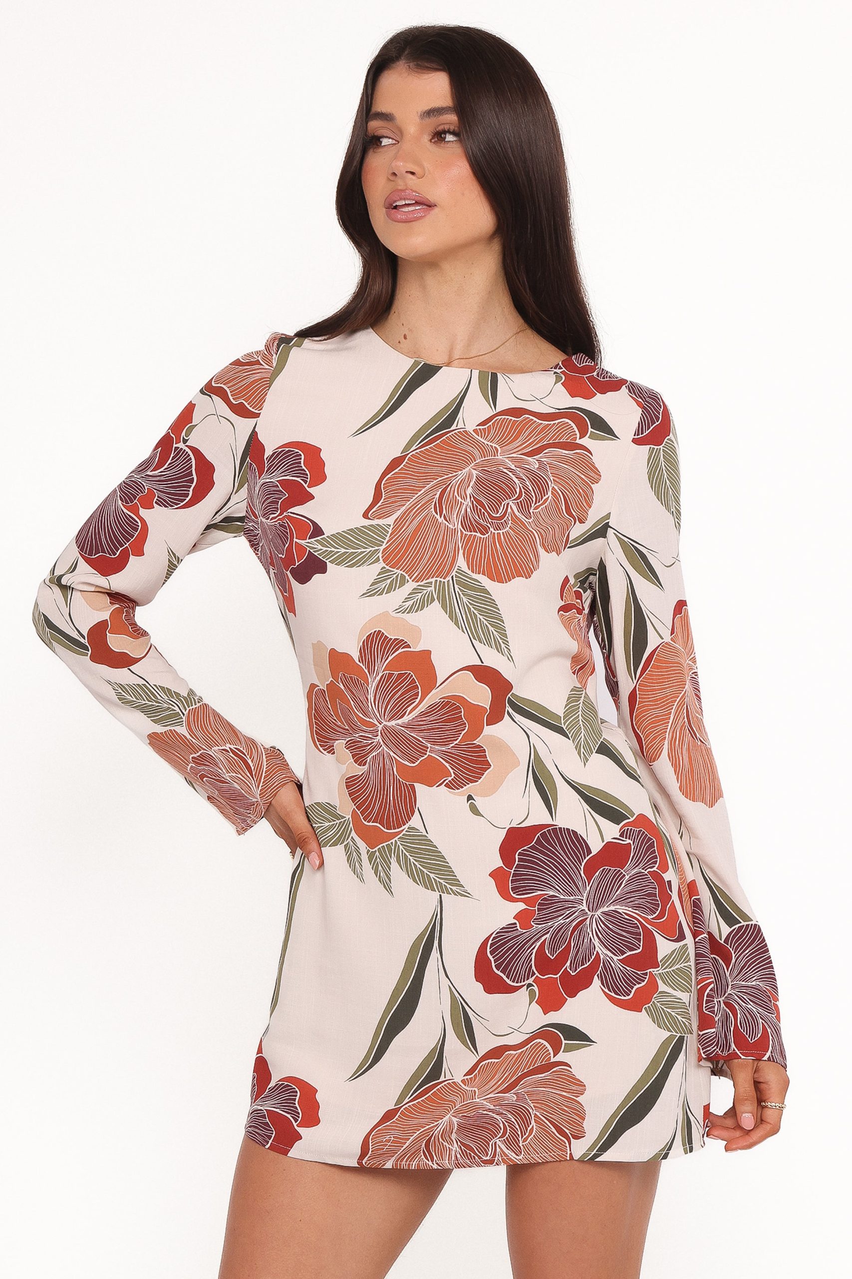 Elanira Mini Dress - Fall Floral - Image 3