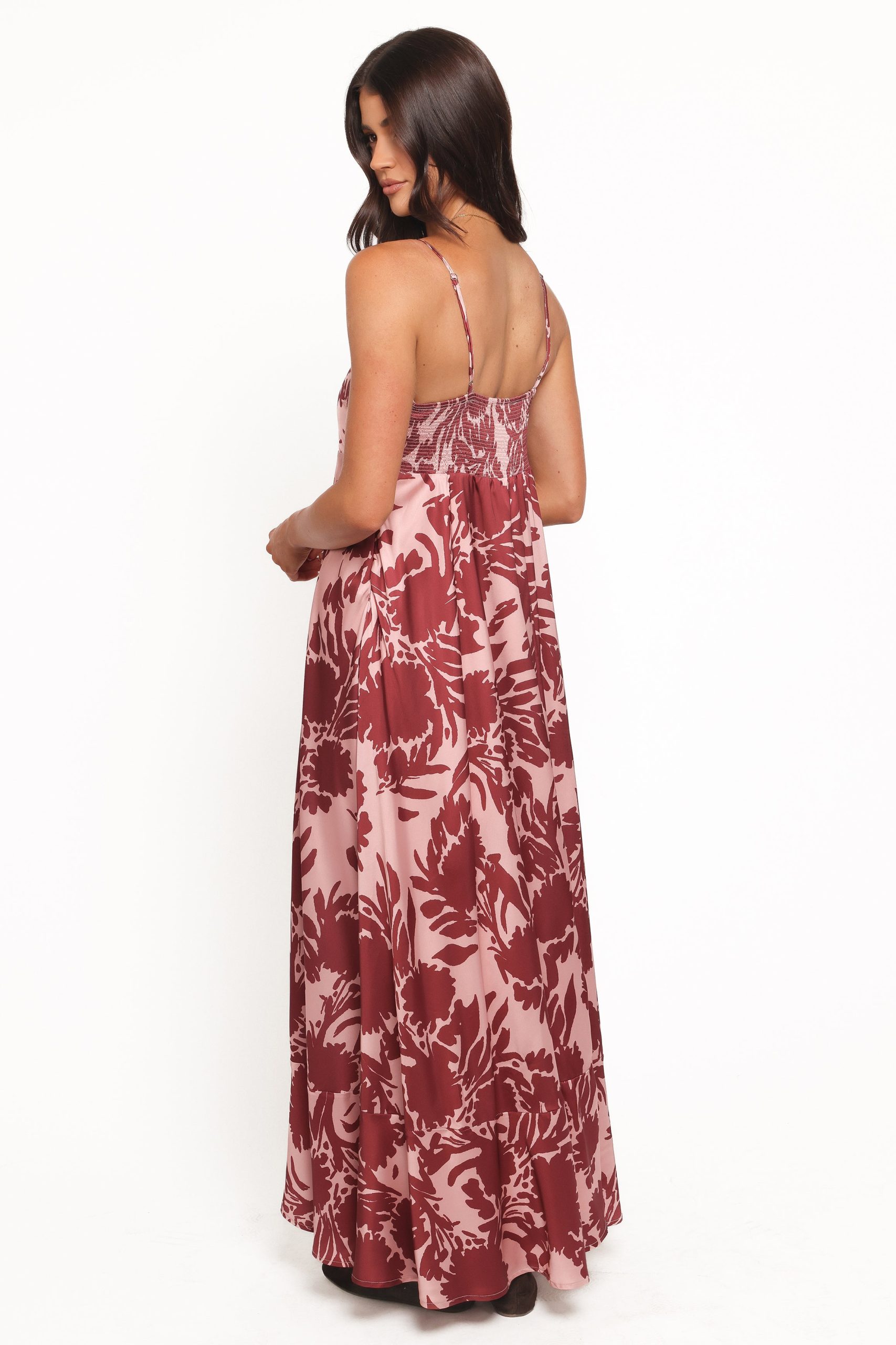 Elanor Maxi Dress - Pale Burgundy - Image 5